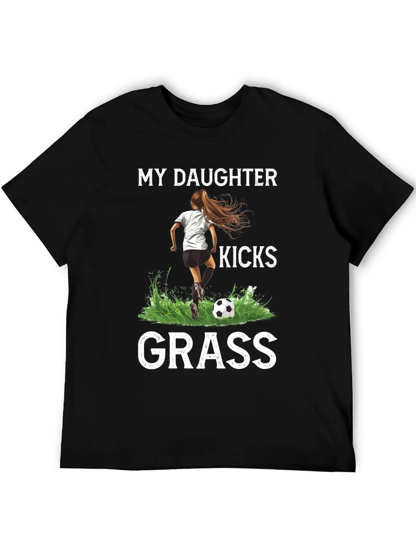 My Daughter Kicks Grass 4 Essential Cotton Tee For Daily Outfits ¨C Unisex Style