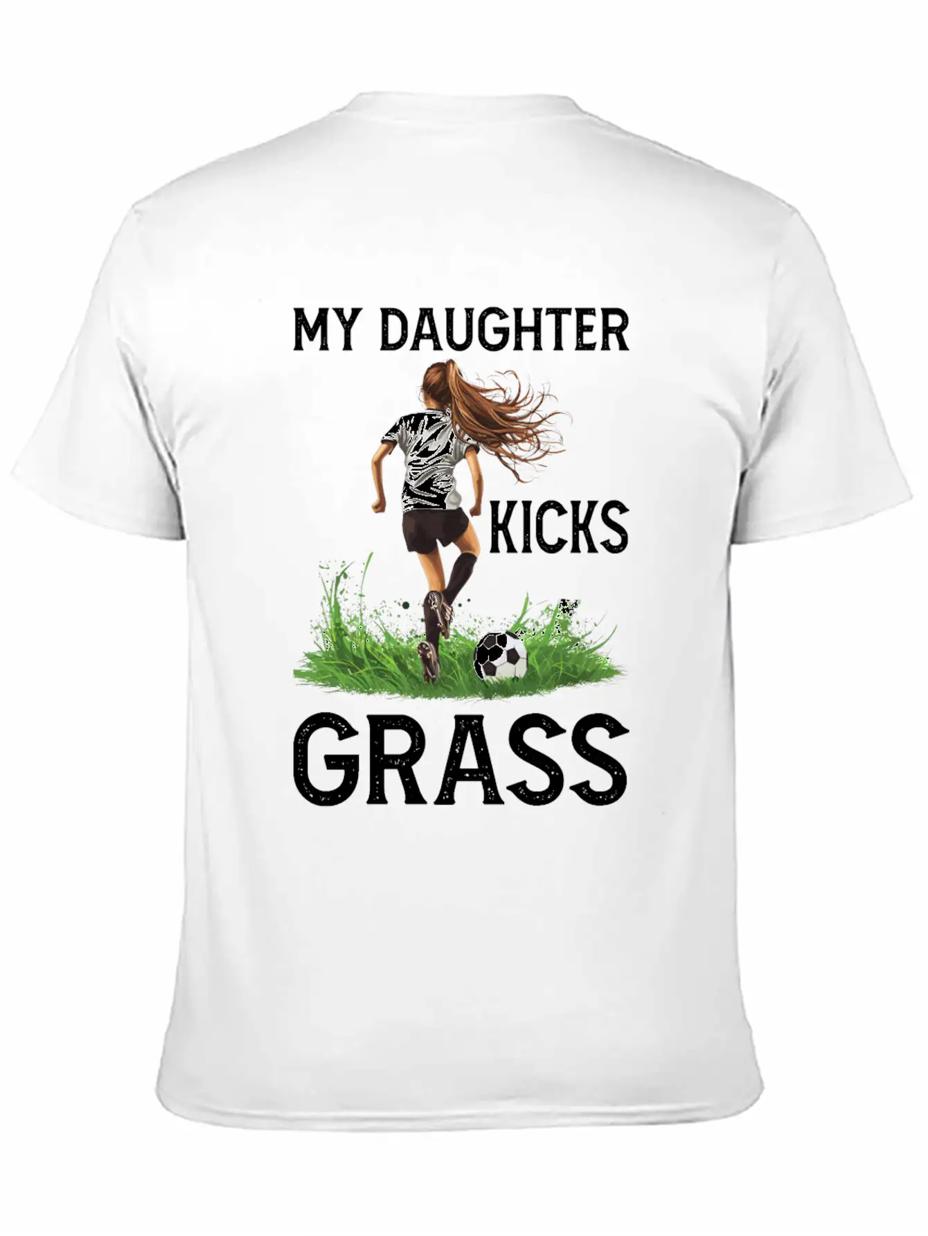 My Daughter Kicks Grass 4 Essential Cotton Tee For Daily Outfits ¨C Unisex Style