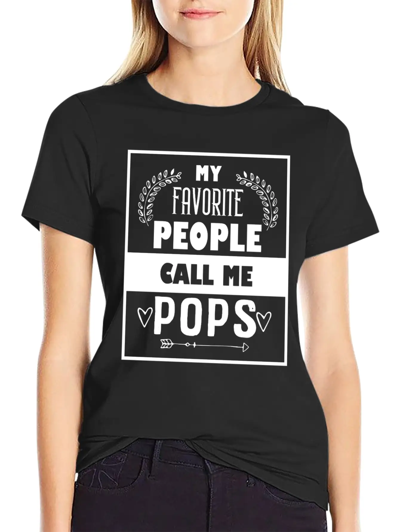 My Favorite People Call Me Pops Father's Day For C Basic Graphic T-Shirt ¨C Daily Comfort In Soft Cotton