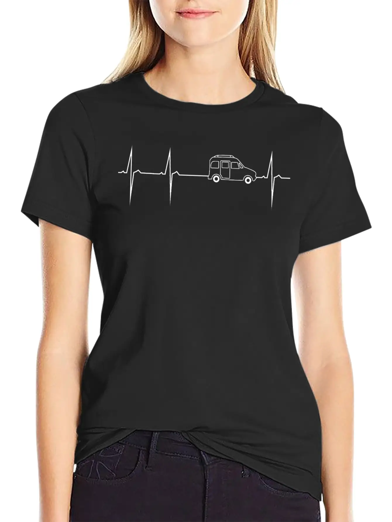My Heart Beats For Rv Camping Soft Cotton Short Sleeve Tee ¨C Unisex Wardrobe Staple