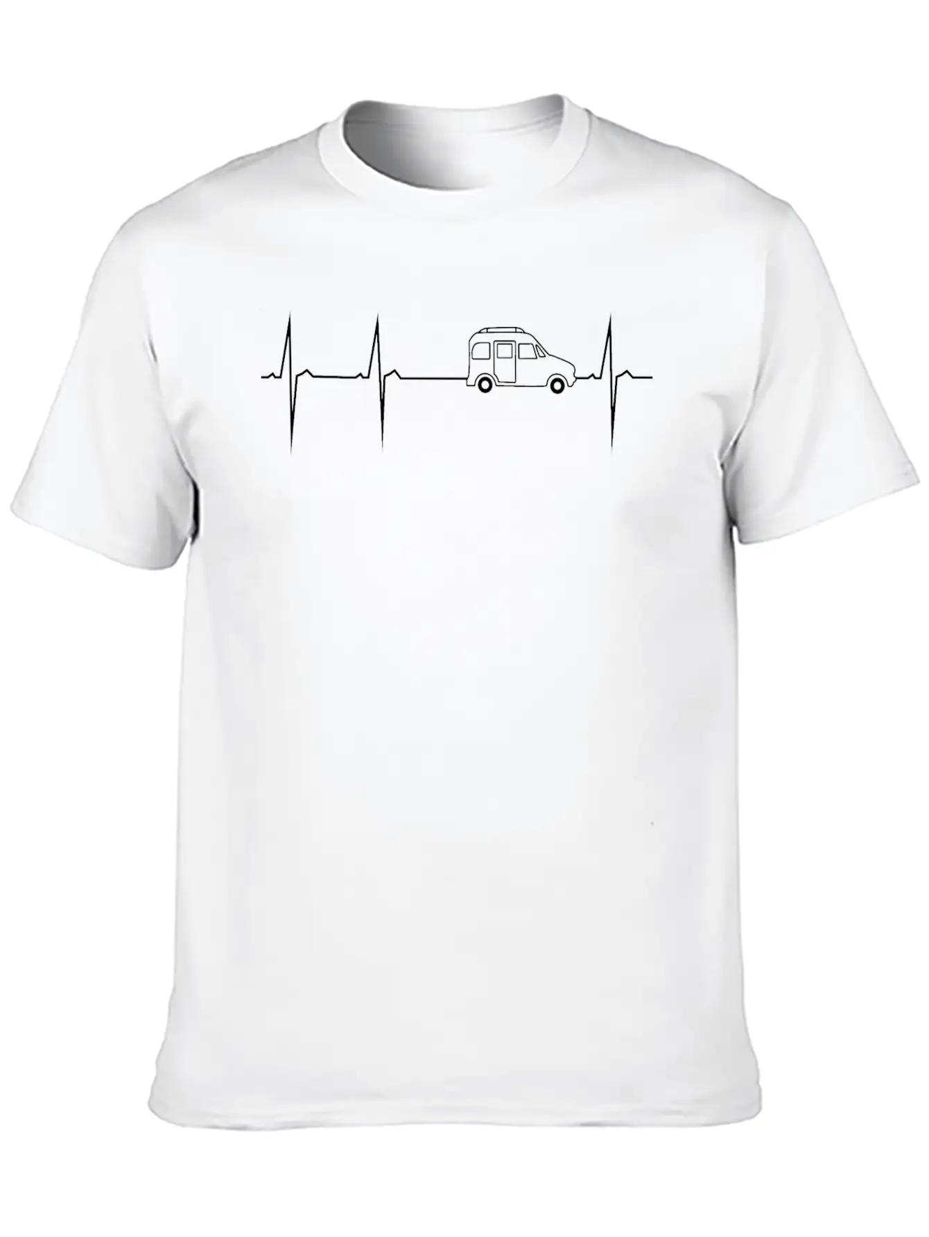 My Heart Beats For Rv Camping Soft Cotton Short Sleeve Tee ¨C Unisex Wardrobe Staple