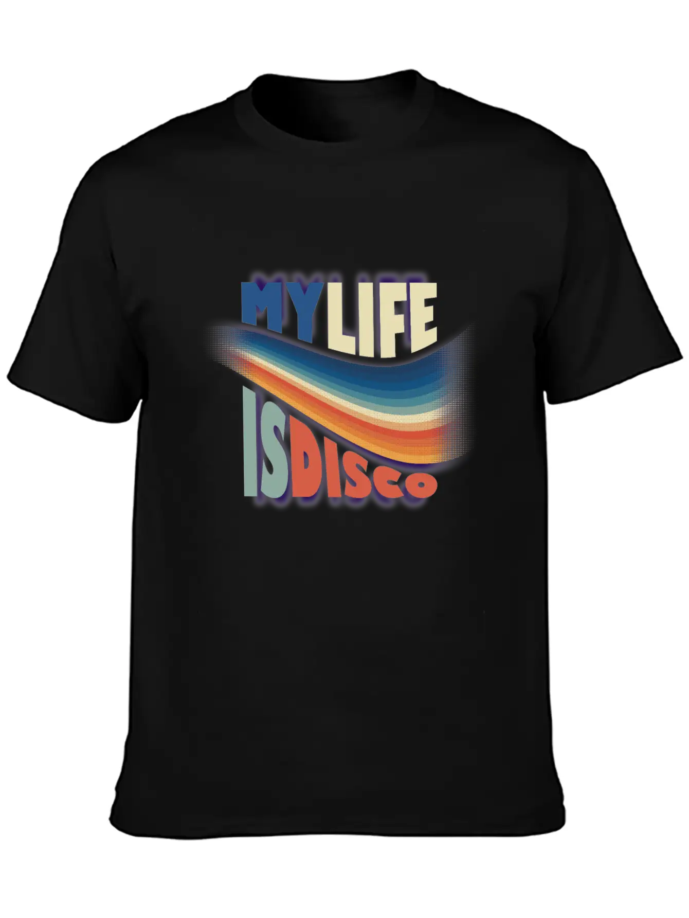 My Life Is Disco Essential Cotton Tee For Daily Outfits ¨C Unisex Style