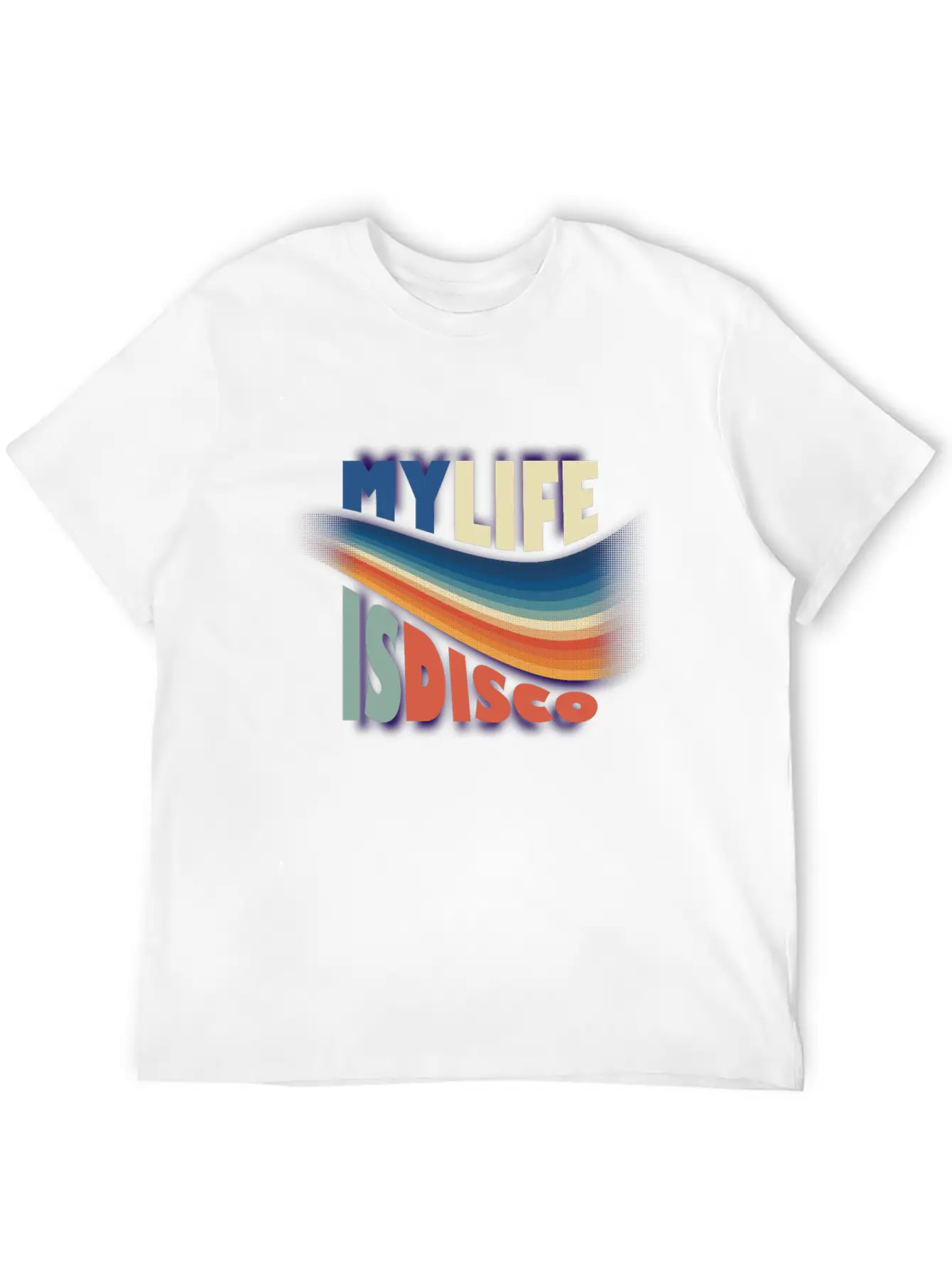 My Life Is Disco Essential Cotton Tee For Daily Outfits ¨C Unisex Style