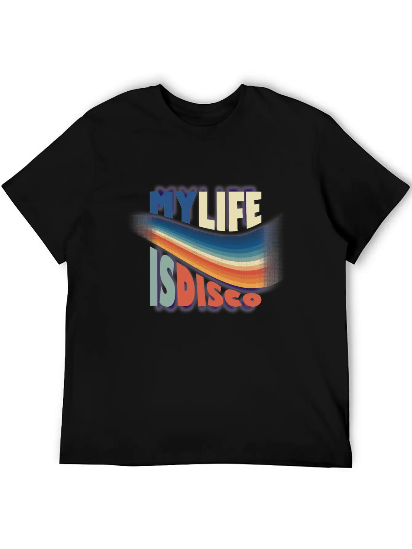 My Life Is Disco Essential Cotton Tee For Daily Outfits ¨C Unisex Style