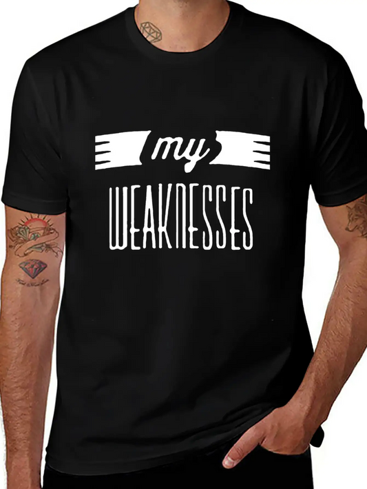 My Weaknesses Style Essential Cotton Tee For Daily Outfits ¨C Unisex Style