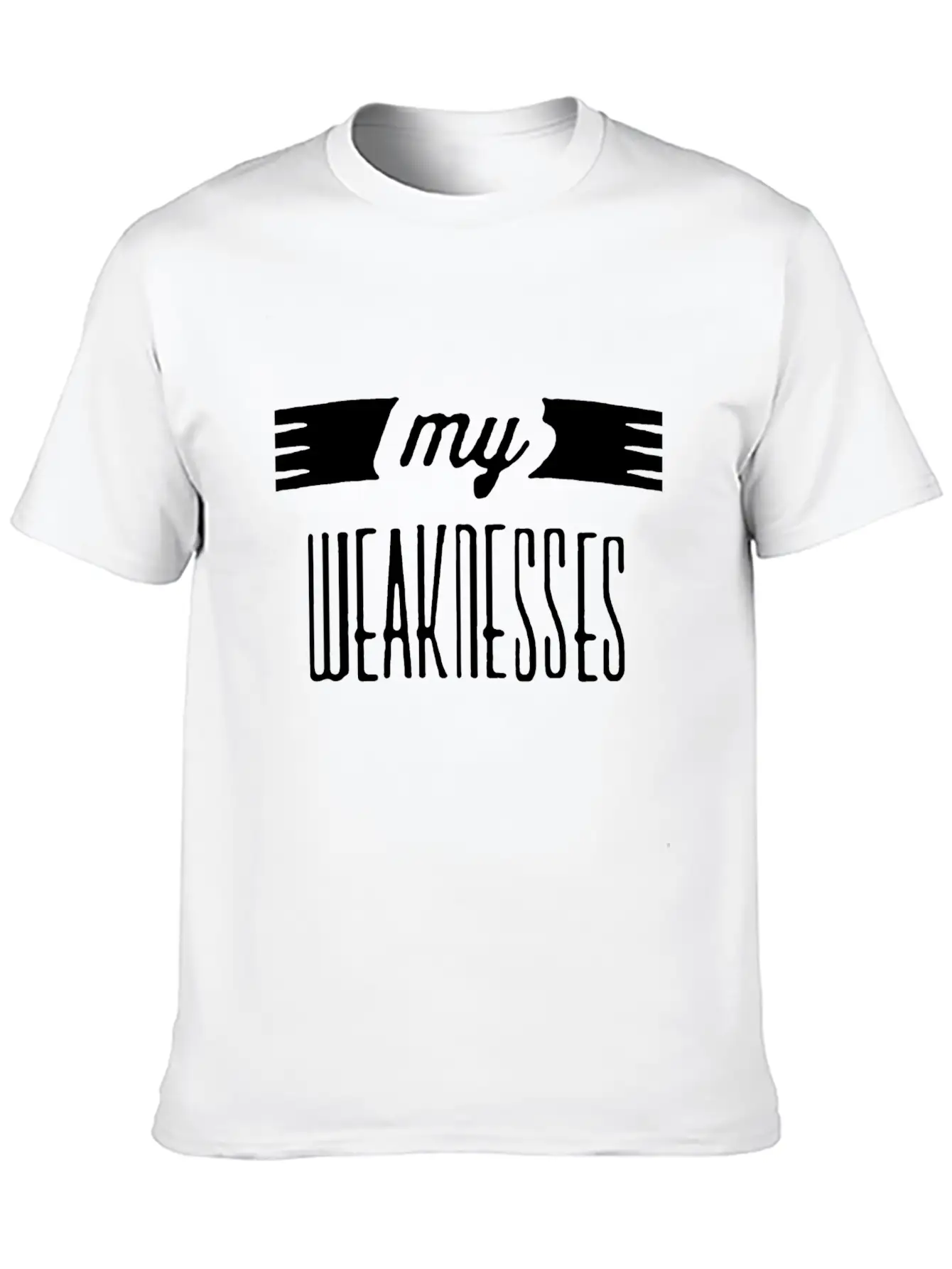 My Weaknesses Style Essential Cotton Tee For Daily Outfits ¨C Unisex Style