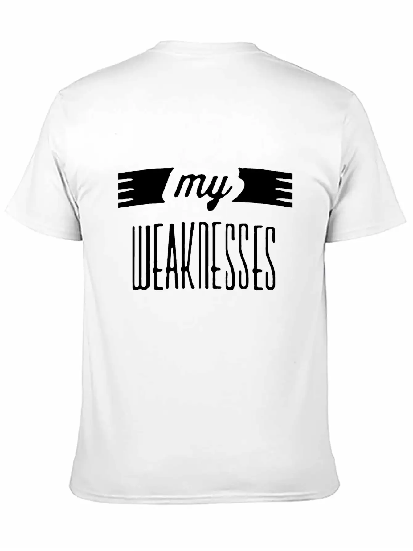My Weaknesses Style Essential Cotton Tee For Daily Outfits ¨C Unisex Style