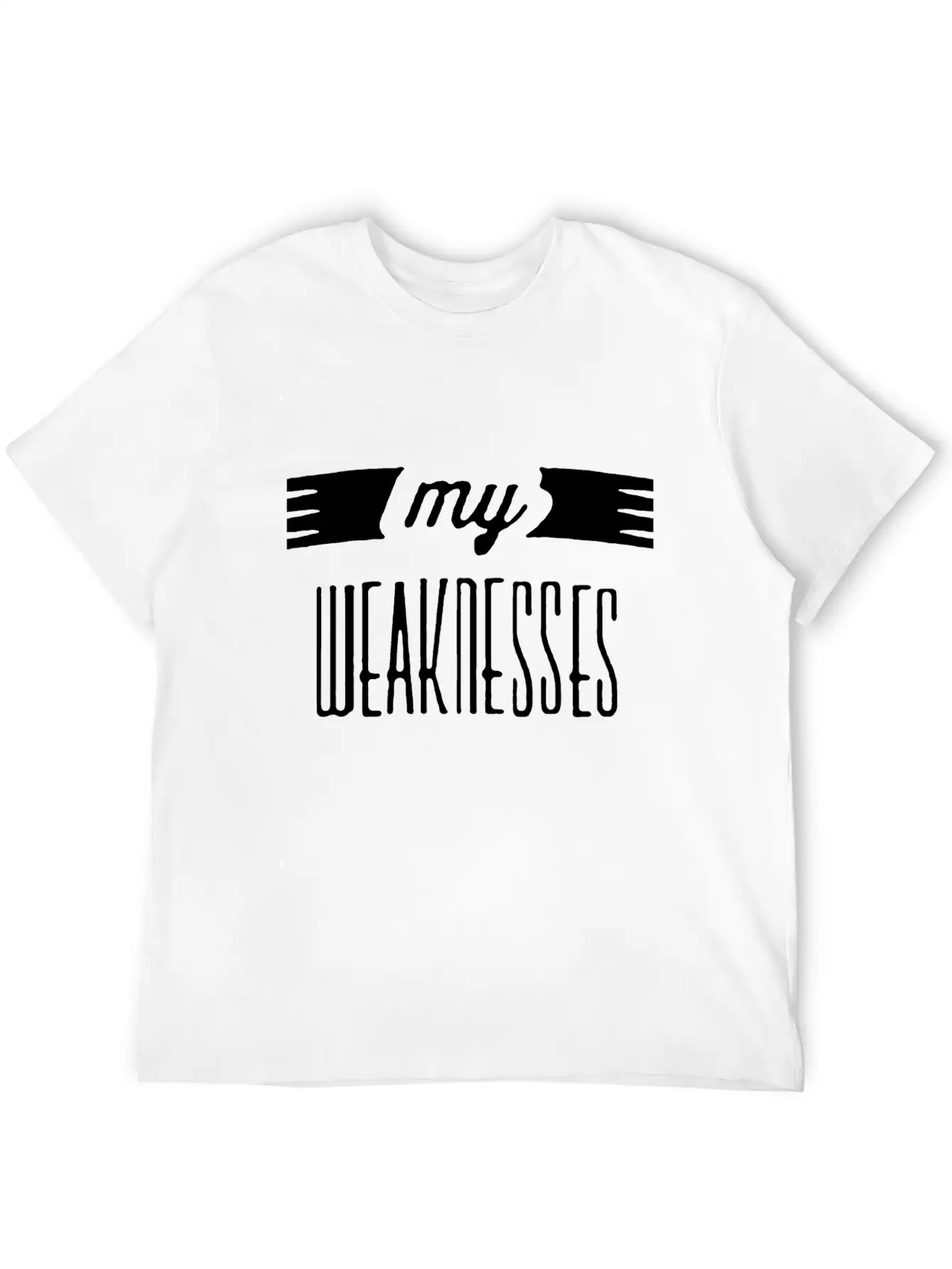 My Weaknesses Style Essential Cotton Tee For Daily Outfits ¨C Unisex Style