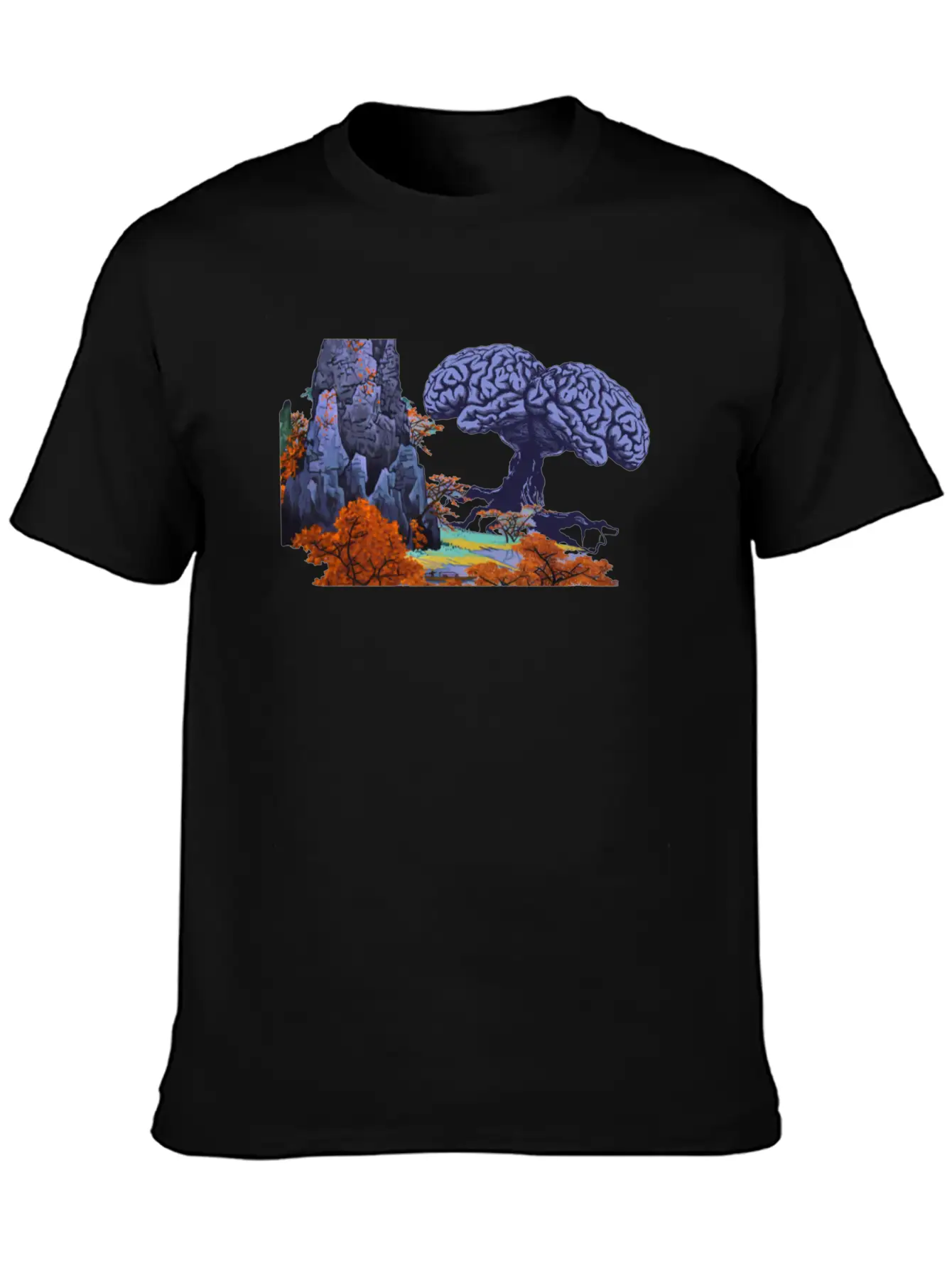 Mystical Forest With Brainbaum Soft Cotton Short Sleeve Tee ¨C Unisex Wardrobe Staple