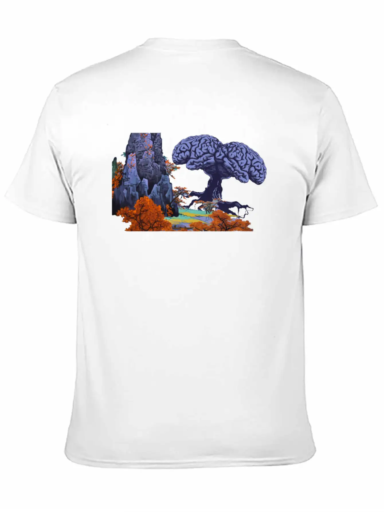 Mystical Forest With Brainbaum Soft Cotton Short Sleeve Tee ¨C Unisex Wardrobe Staple