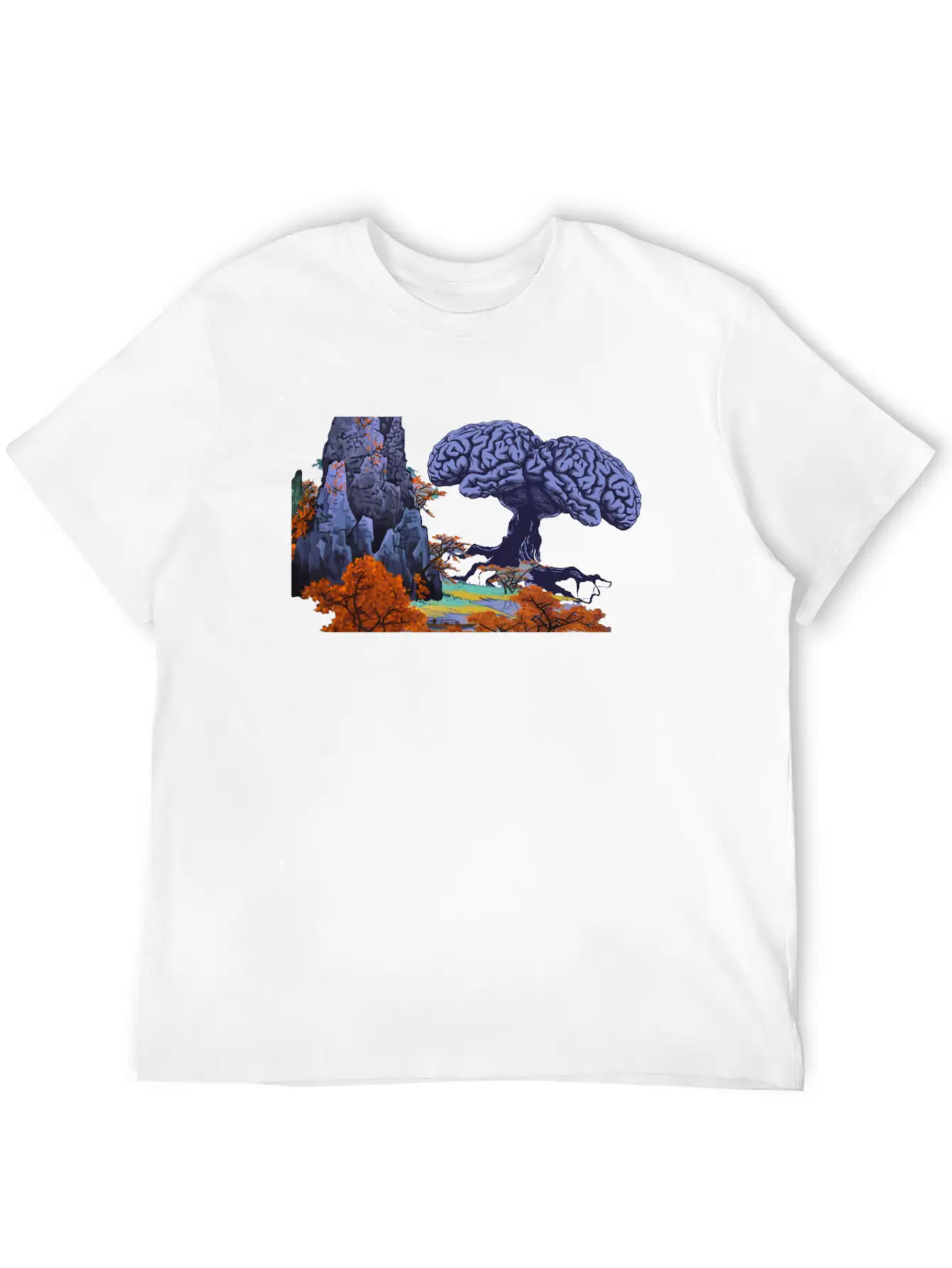 Mystical Forest With Brainbaum Soft Cotton Short Sleeve Tee ¨C Unisex Wardrobe Staple