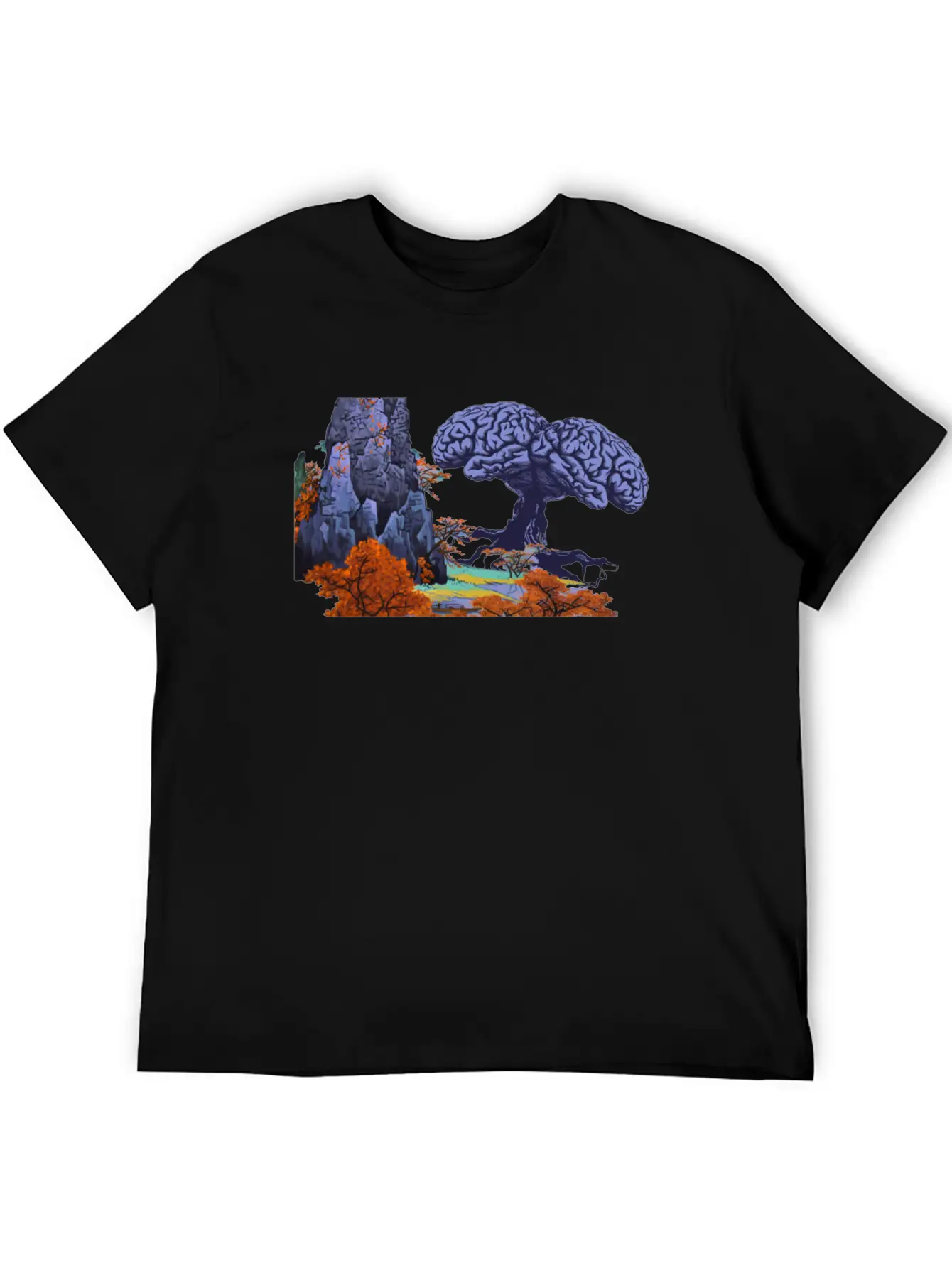 Mystical Forest With Brainbaum Soft Cotton Short Sleeve Tee ¨C Unisex Wardrobe Staple