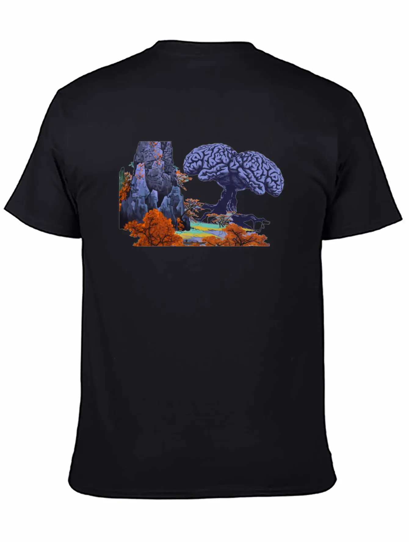 Mystical Forest With Brainbaum Soft Cotton Short Sleeve Tee ¨C Unisex Wardrobe Staple