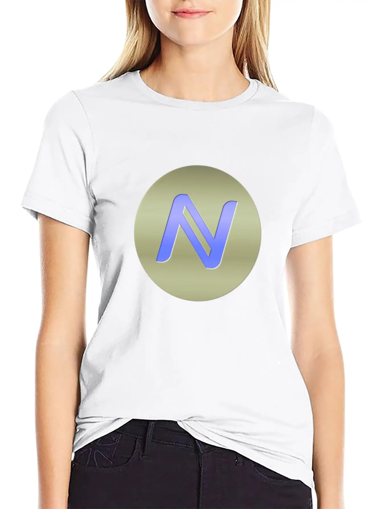 Namecoin LOGO C1 Essential Cotton Tee For Daily Outfits ¨C Unisex Style