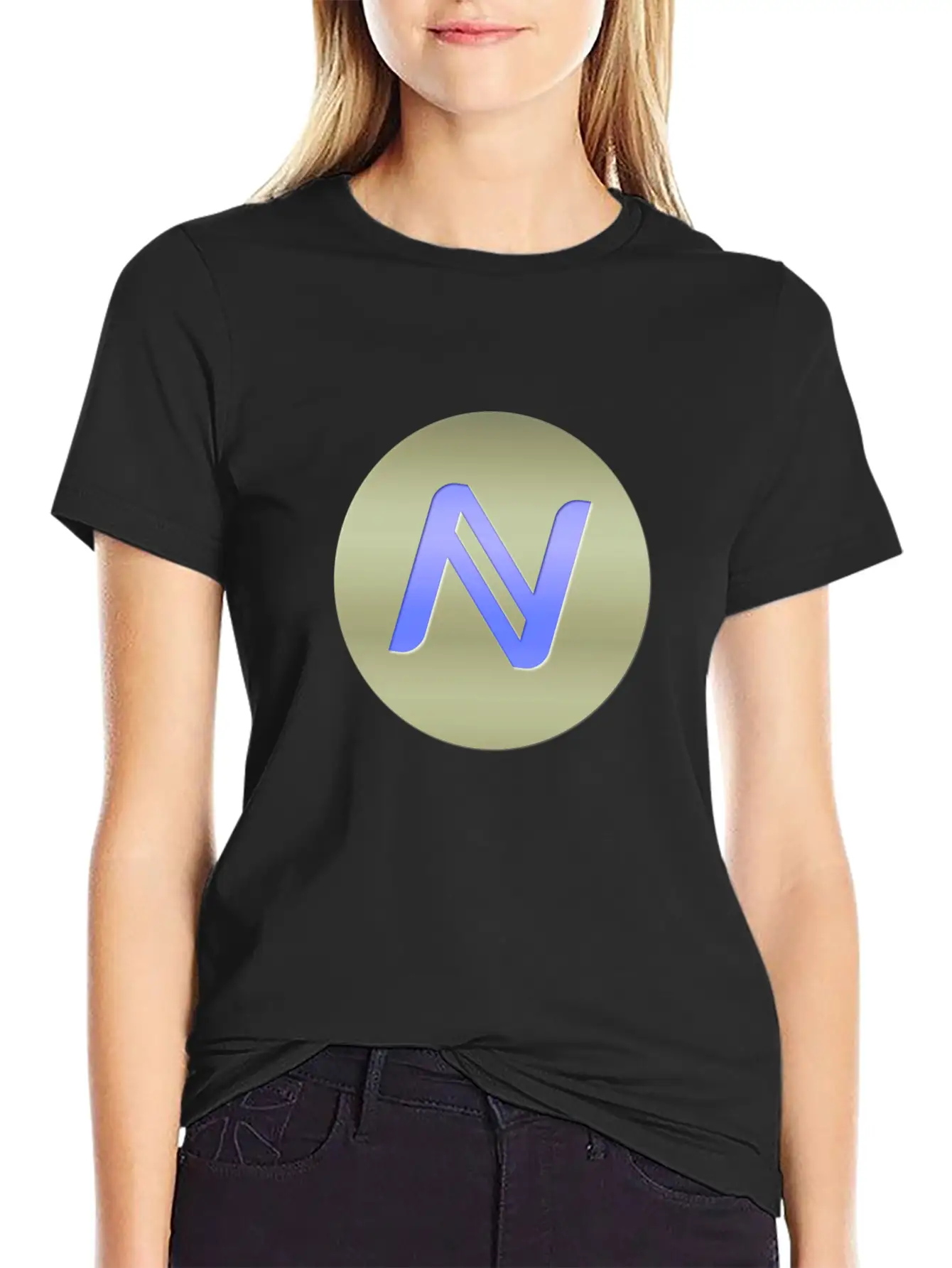 Namecoin LOGO C1 Essential Cotton Tee For Daily Outfits ¨C Unisex Style