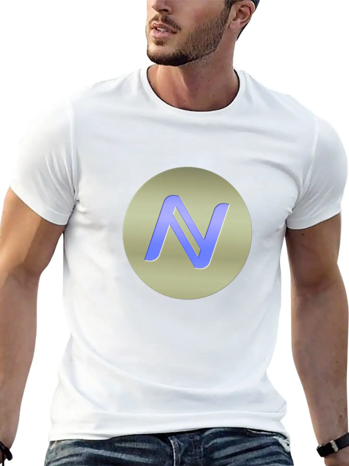Namecoin LOGO C1 Essential Cotton Tee For Daily Outfits ¨C Unisex Style