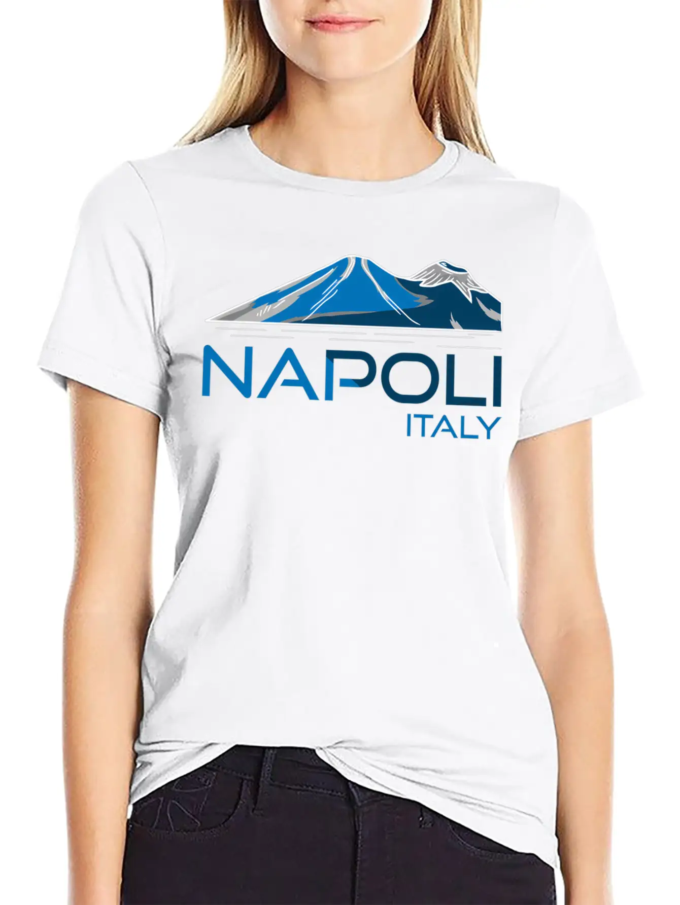Napoli Italy Mt Vesuvius Unisex Casual T-Shirt ¨C Clean Design For Daily Comfort
