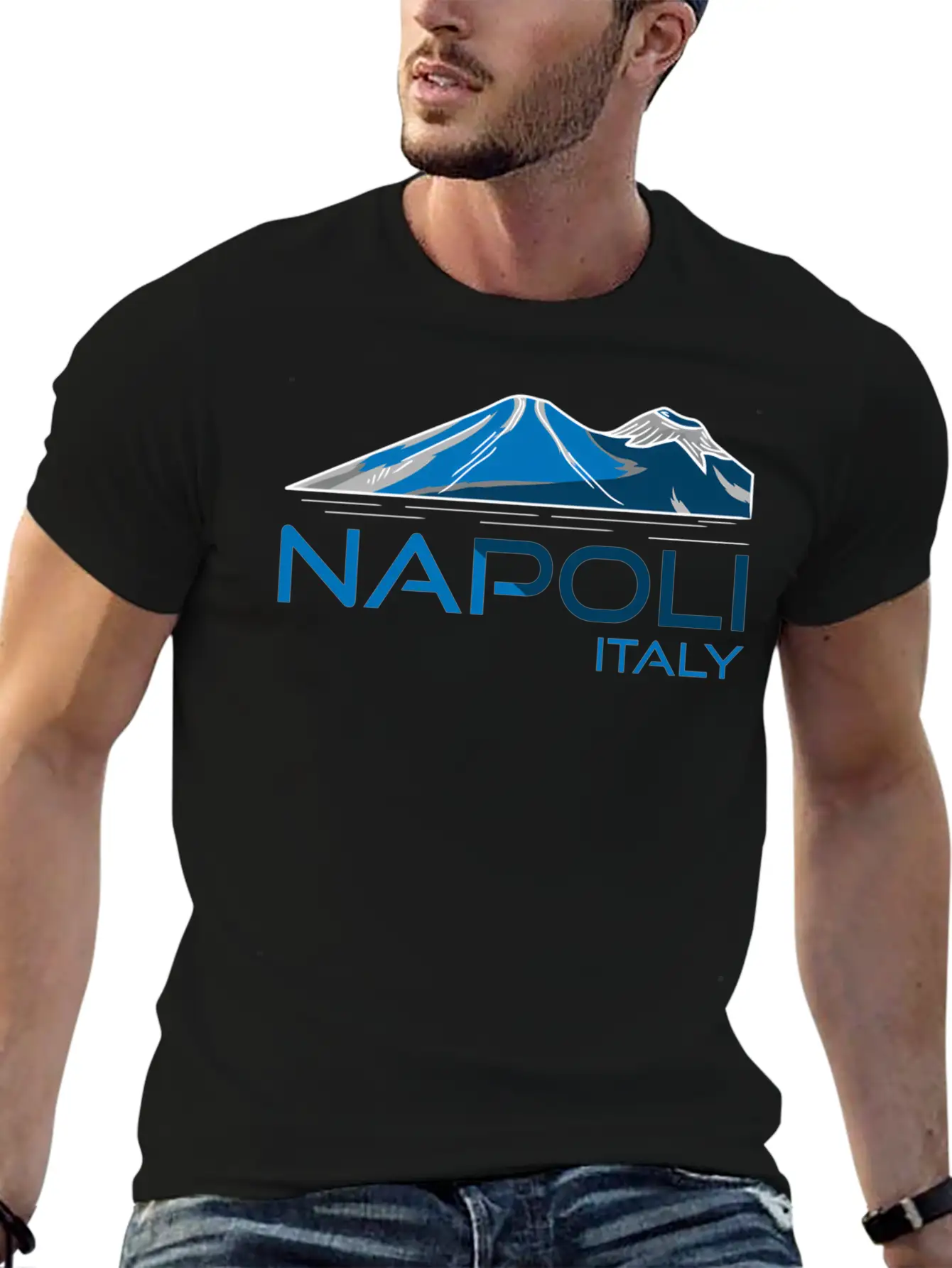 Napoli Italy Mt Vesuvius Unisex Casual T-Shirt ¨C Clean Design For Daily Comfort