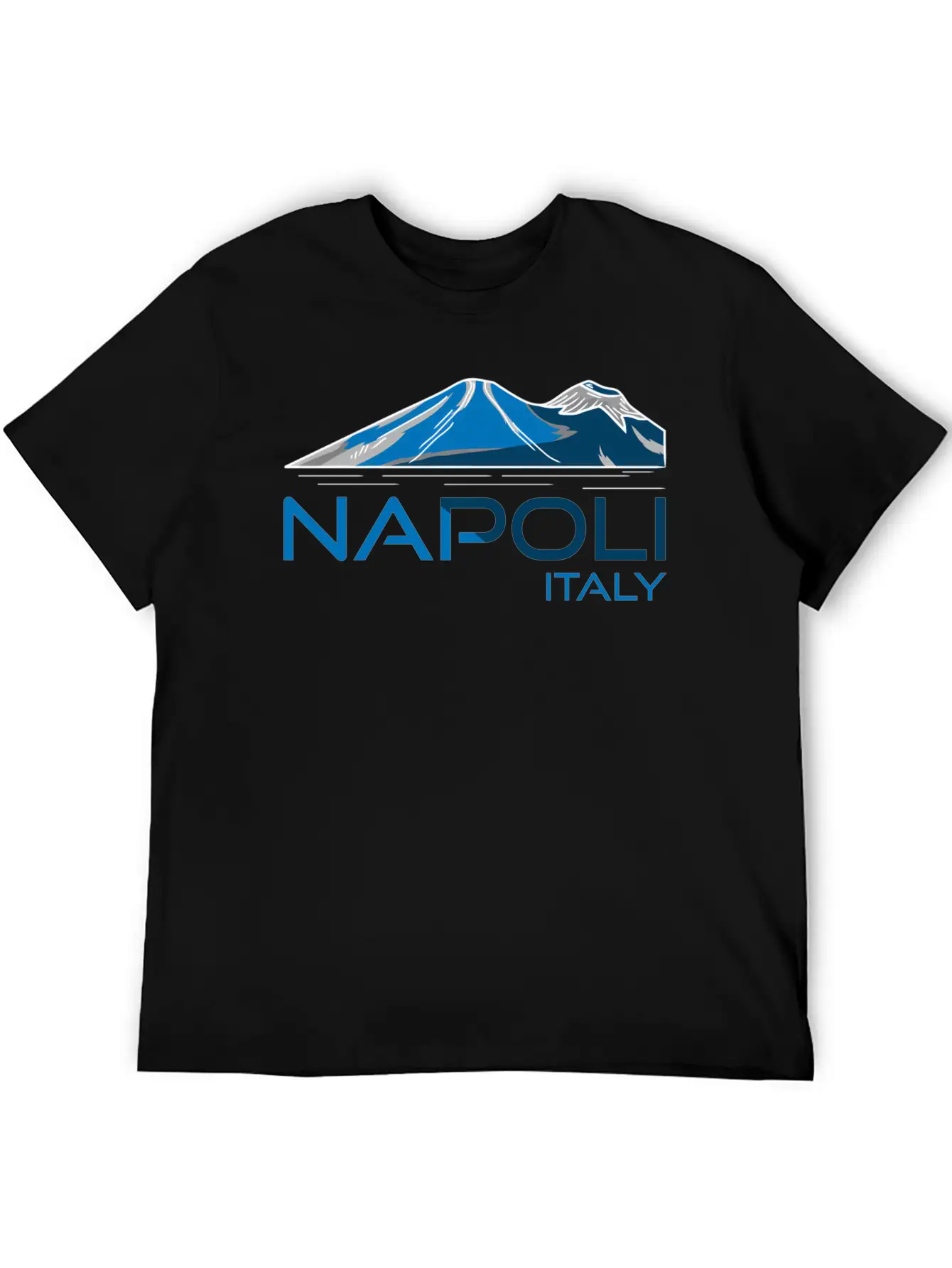Napoli Italy Mt Vesuvius Unisex Casual T-Shirt ¨C Clean Design For Daily Comfort
