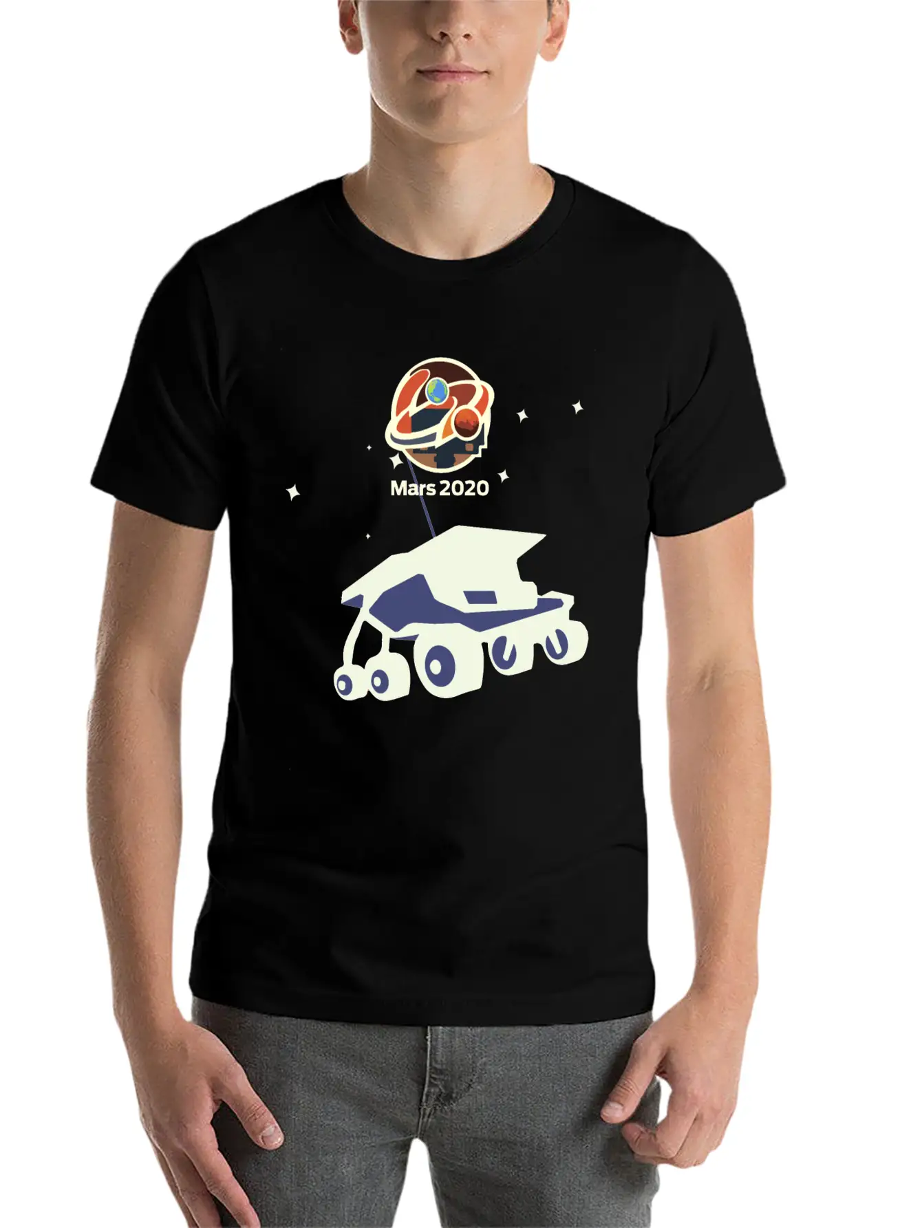 NASA Mars 2020 Rover Basic Graphic T-Shirt ¨C Daily Comfort In Soft Cotton
