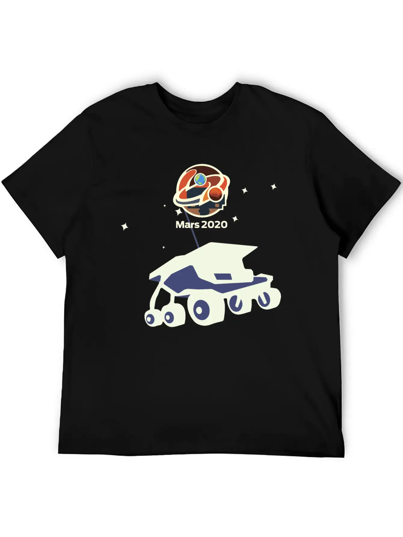 NASA Mars 2020 Rover Basic Graphic T-Shirt ¨C Daily Comfort In Soft Cotton