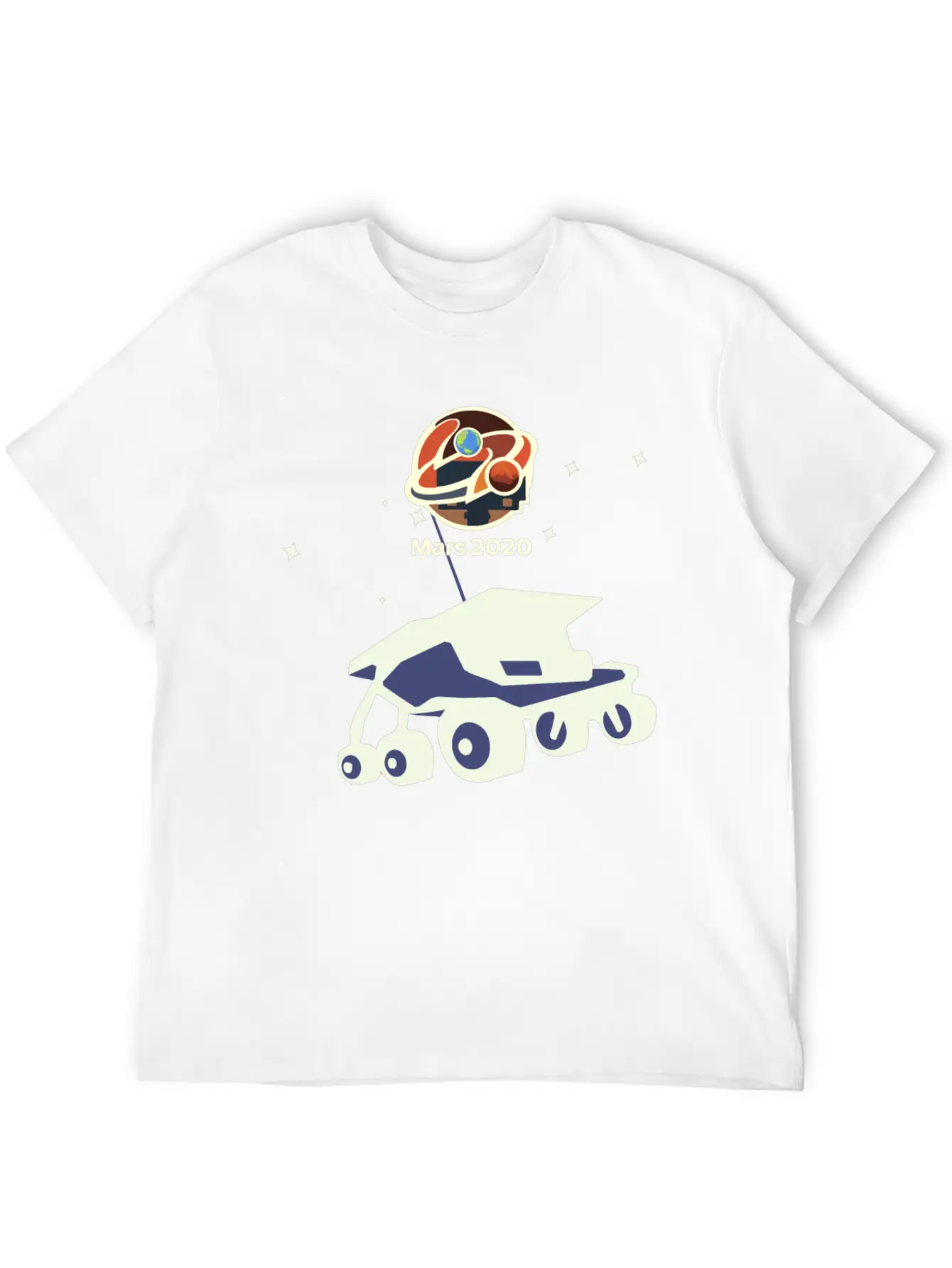 NASA Mars 2020 Rover Basic Graphic T-Shirt ¨C Daily Comfort In Soft Cotton