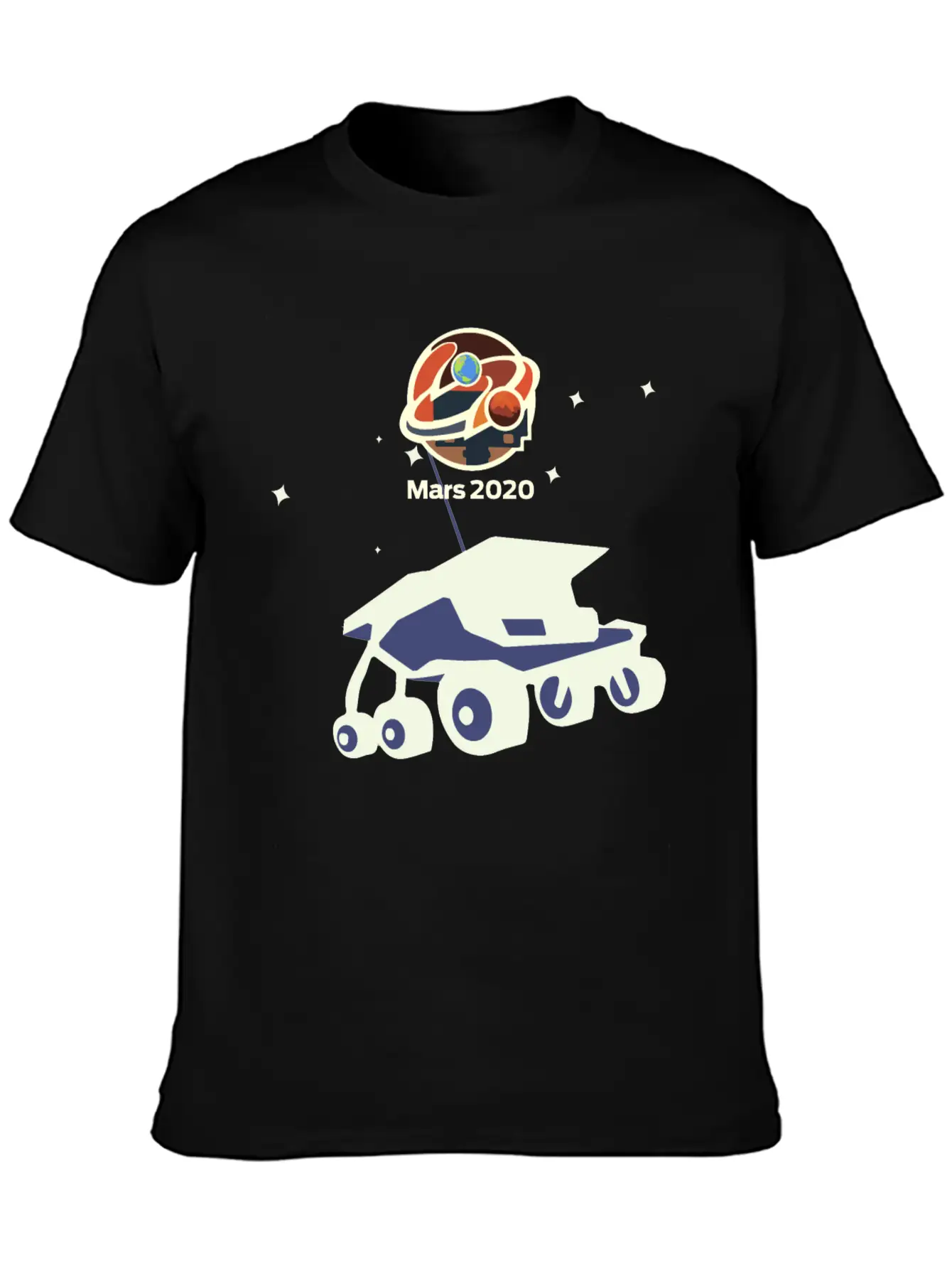 NASA Mars 2020 Rover Basic Graphic T-Shirt ¨C Daily Comfort In Soft Cotton