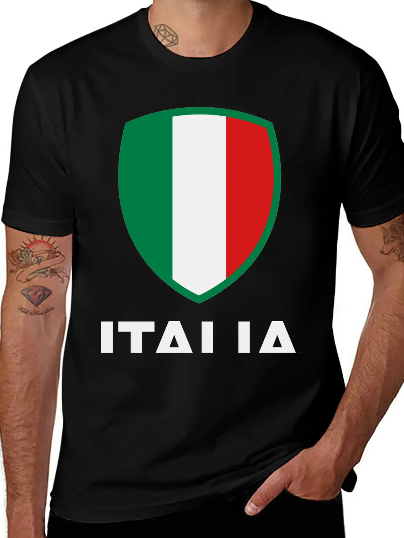 National Flag Of Italy Unisex Casual T-Shirt ¨C Clean Design For Daily Comfort