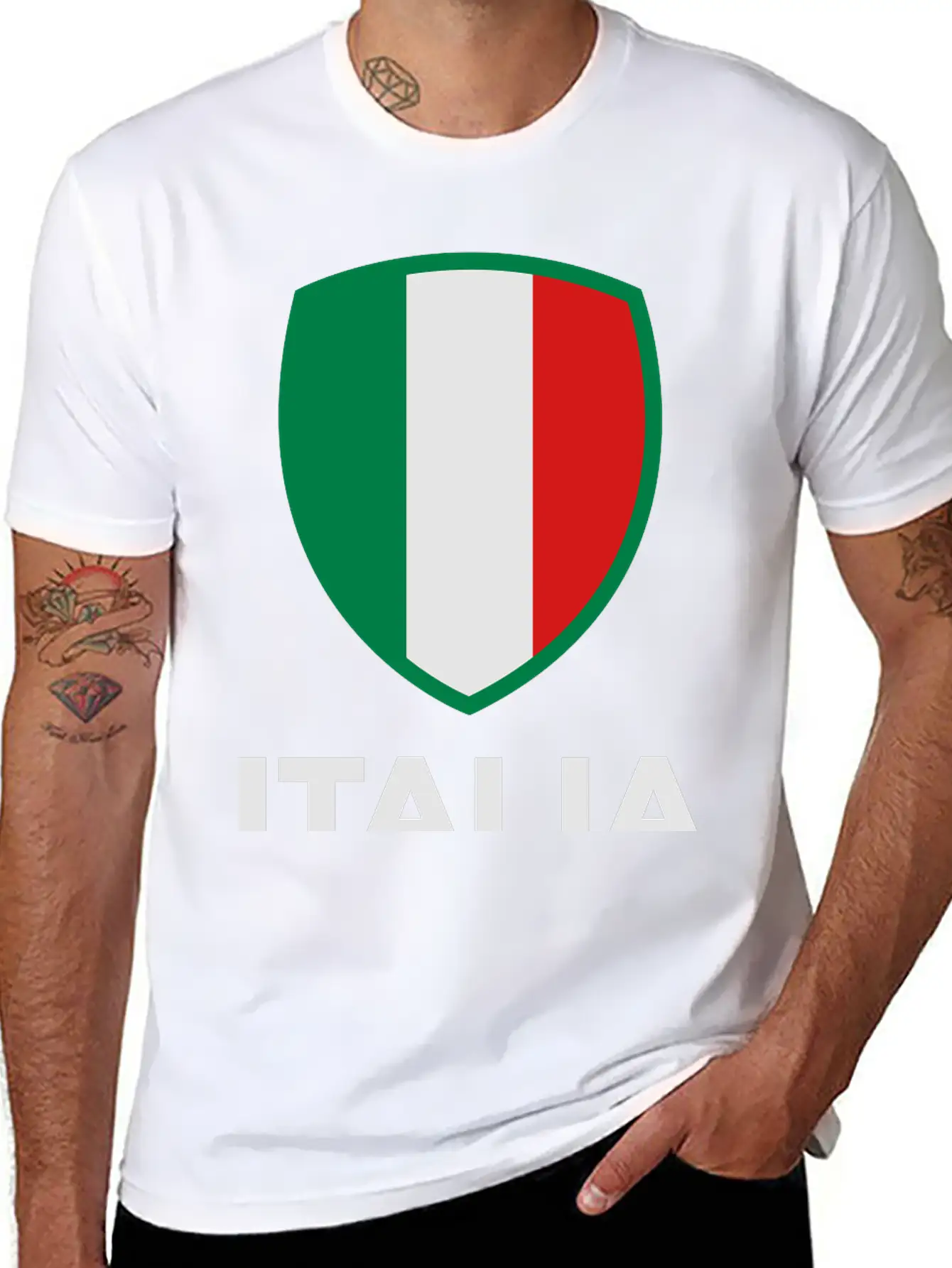 National Flag Of Italy Unisex Casual T-Shirt ¨C Clean Design For Daily Comfort