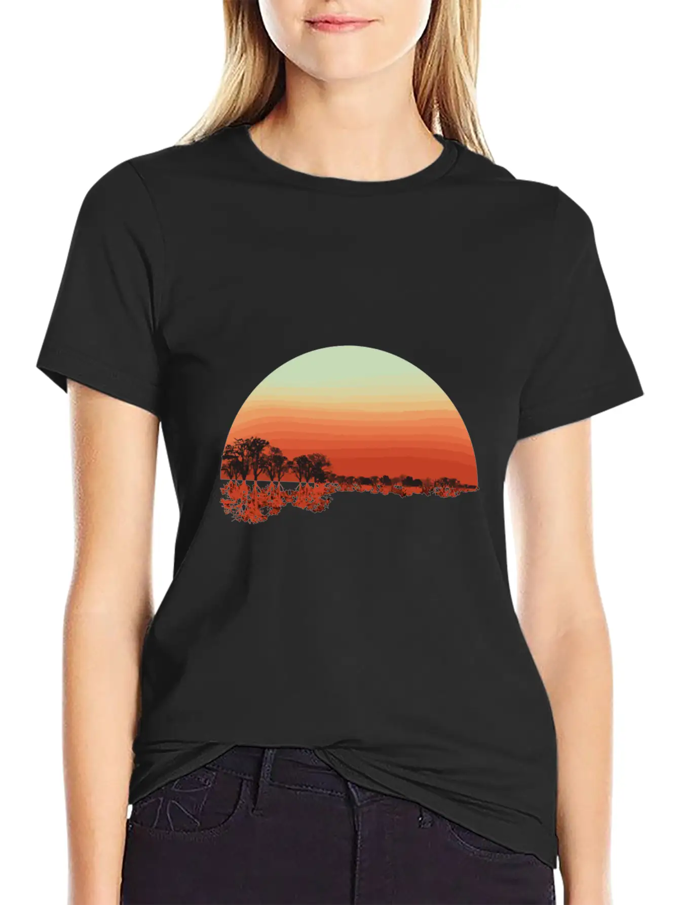 Natural Guitar Gift Fun Music Gift Basic Graphic T-Shirt ¨C Daily Comfort In Soft Cotton