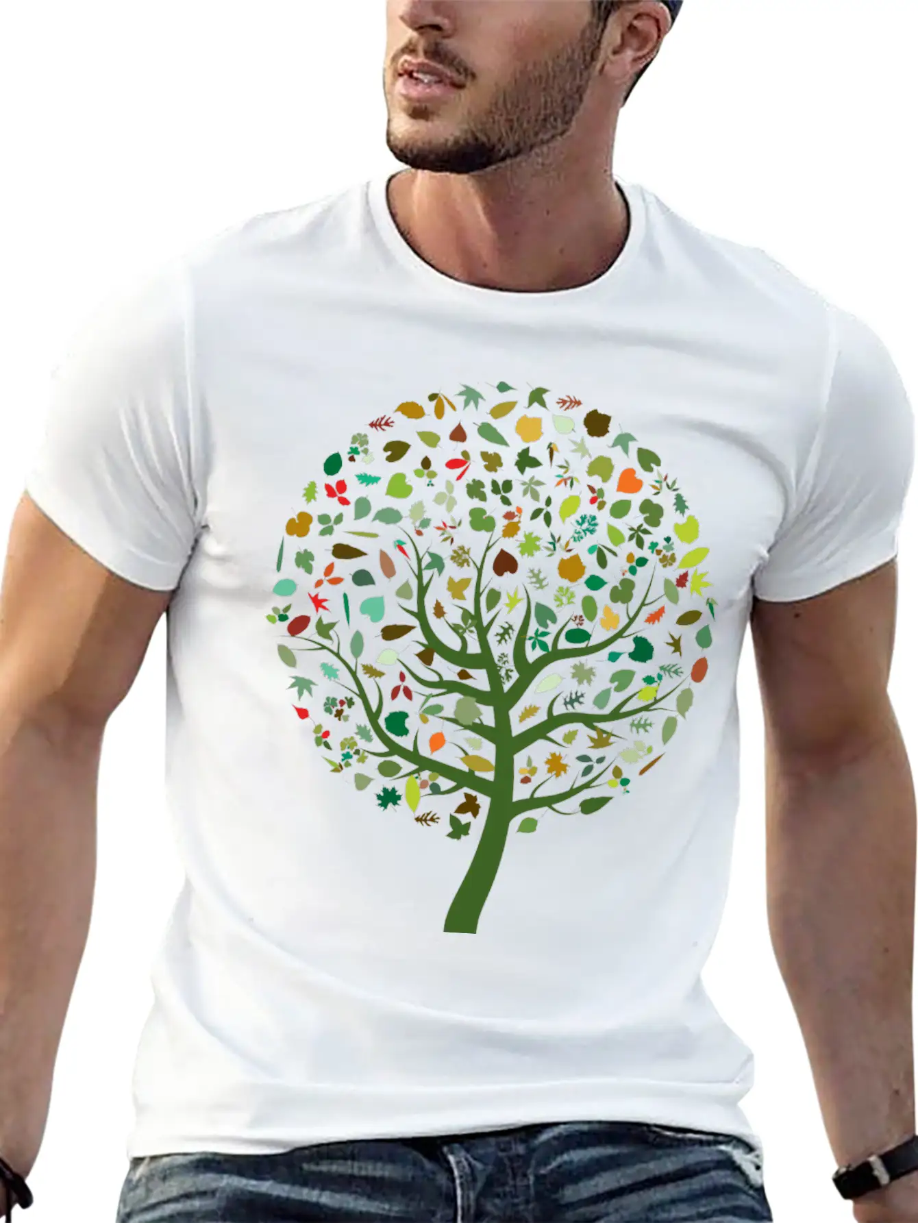 Nature Essential Cotton Tee For Daily Outfits ¨C Unisex Style