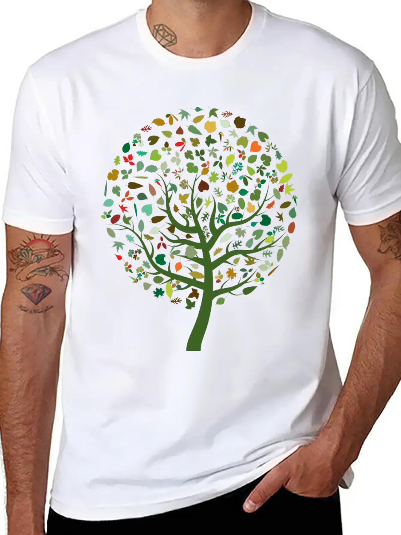 Nature Essential Cotton Tee For Daily Outfits ¨C Unisex Style