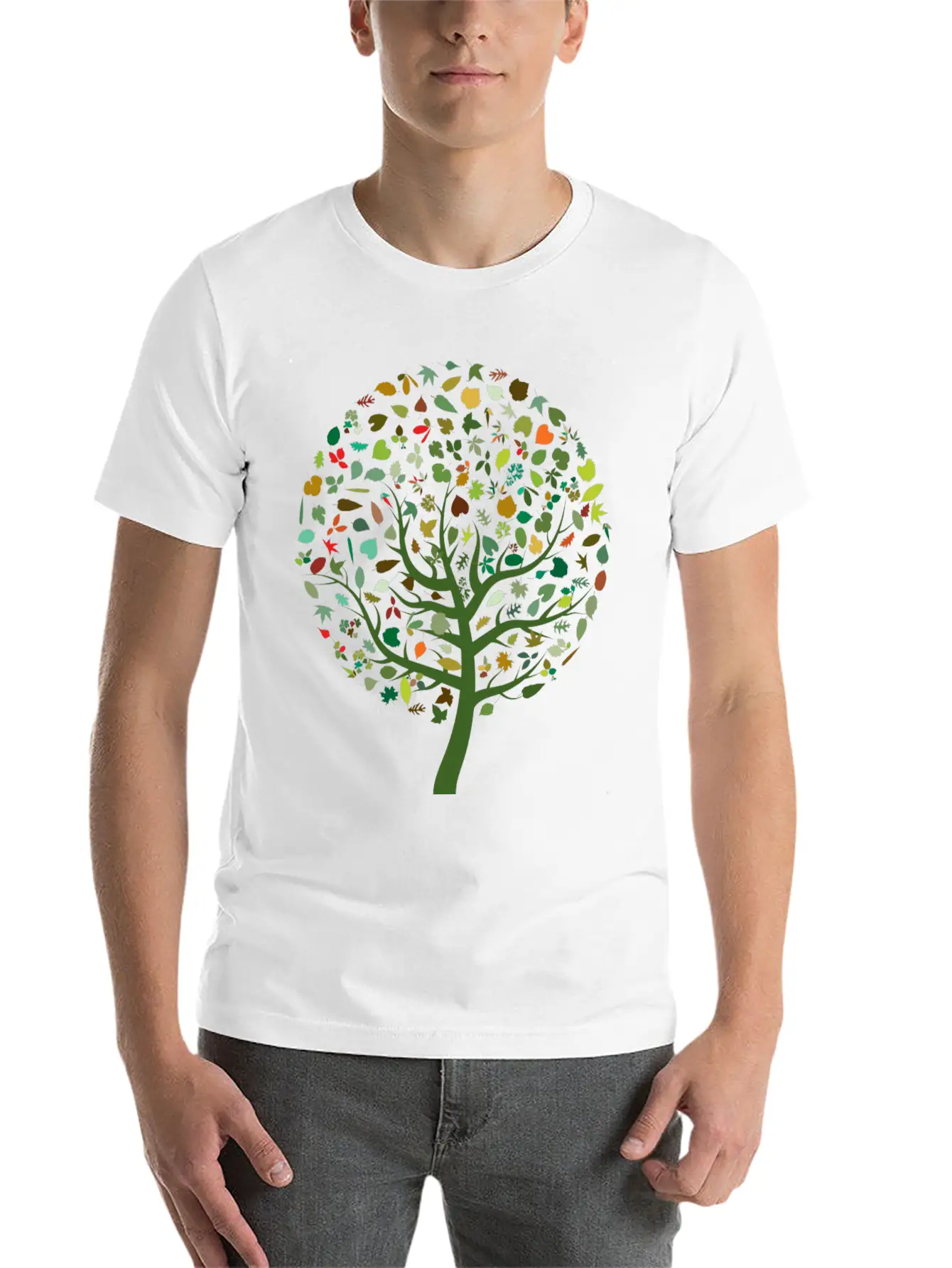 Nature Essential Cotton Tee For Daily Outfits ¨C Unisex Style