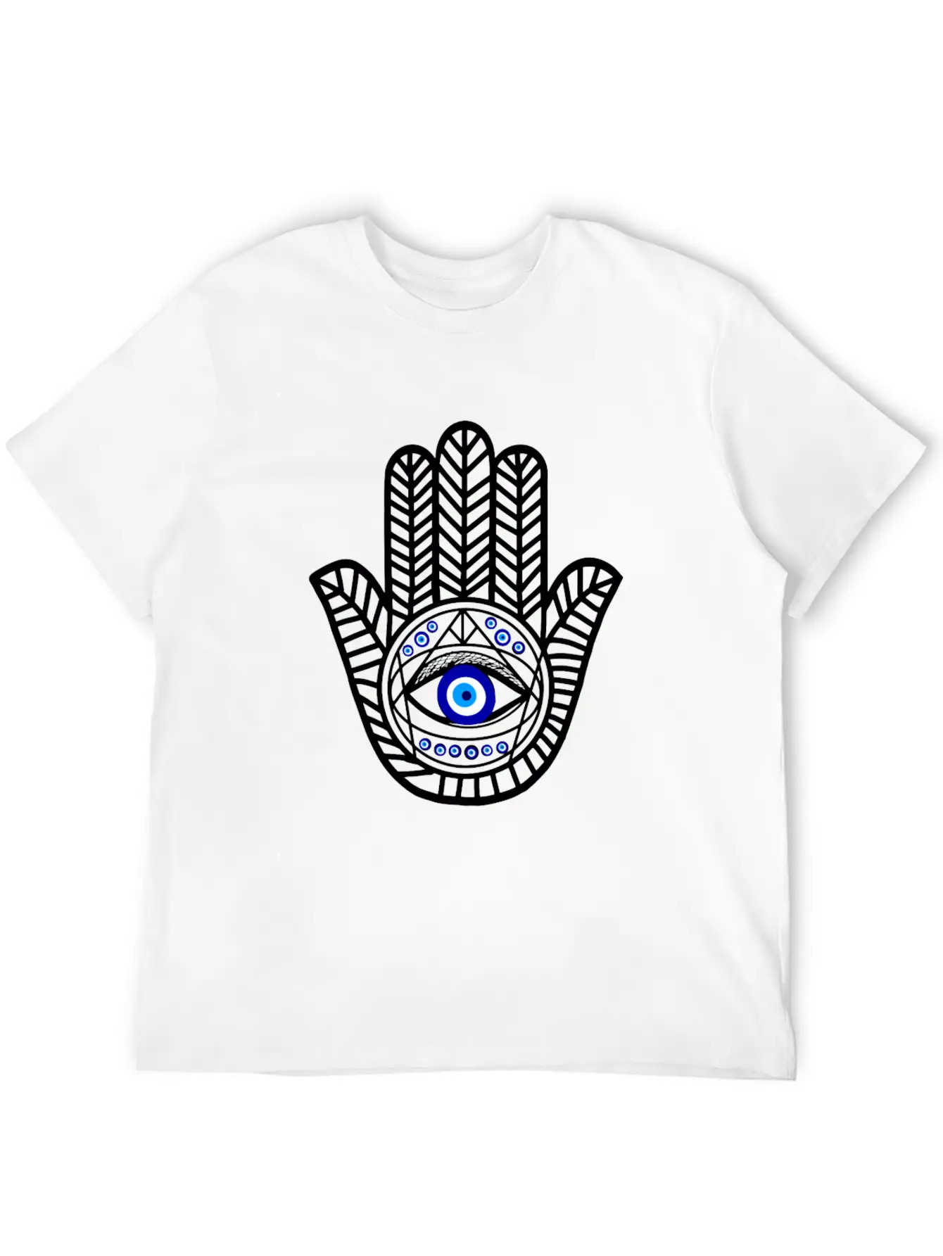 Nazar Turkish Eye Evil Eye Protection Hand Of Hams Soft Cotton Short Sleeve Tee ¨C Unisex Wardrobe Staple