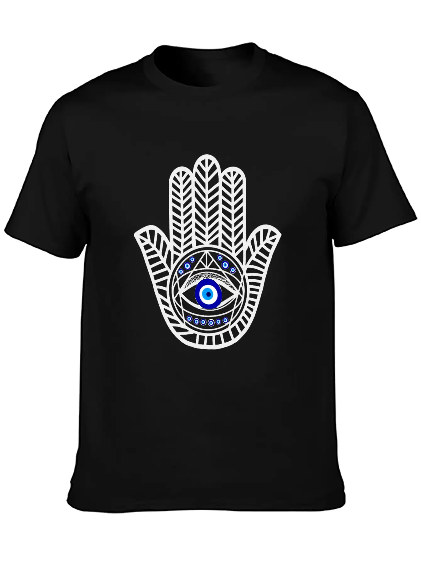 Nazar Turkish Eye Evil Eye Protection Hand Of Hams Soft Cotton Short Sleeve Tee ¨C Unisex Wardrobe Staple
