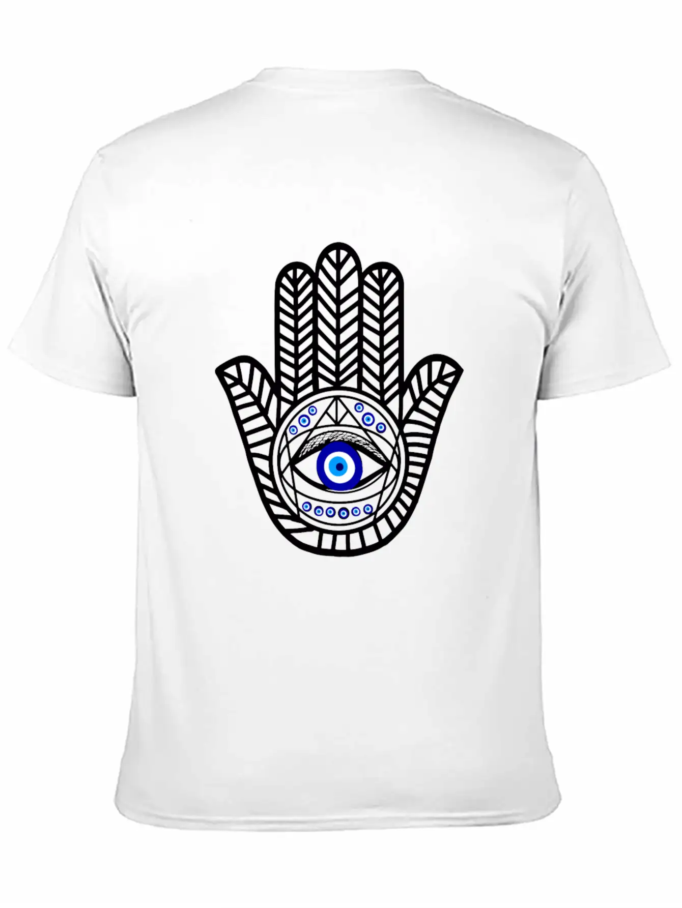 Nazar Turkish Eye Evil Eye Protection Hand Of Hams Soft Cotton Short Sleeve Tee ¨C Unisex Wardrobe Staple
