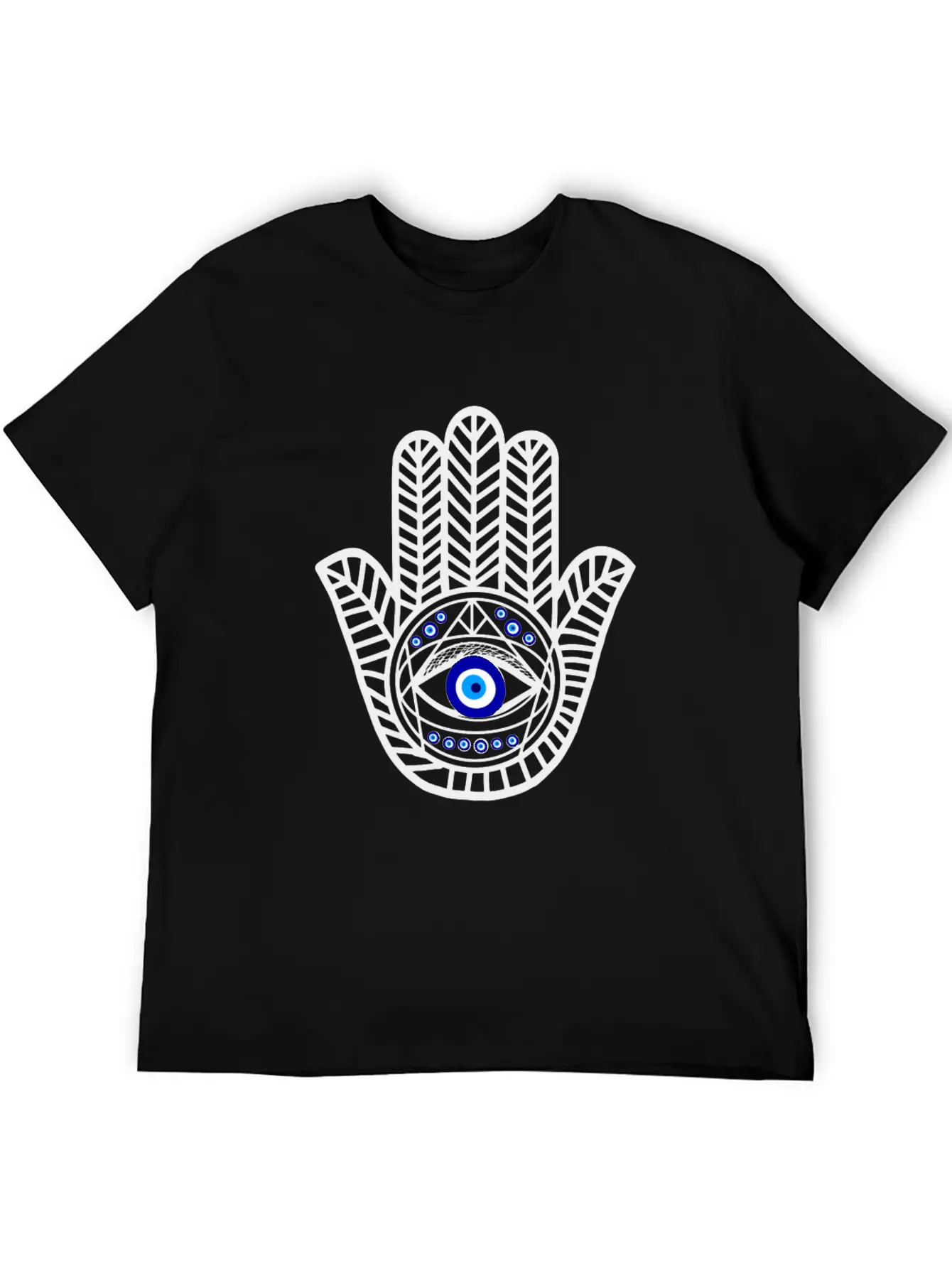Nazar Turkish Eye Evil Eye Protection Hand Of Hams Soft Cotton Short Sleeve Tee ¨C Unisex Wardrobe Staple