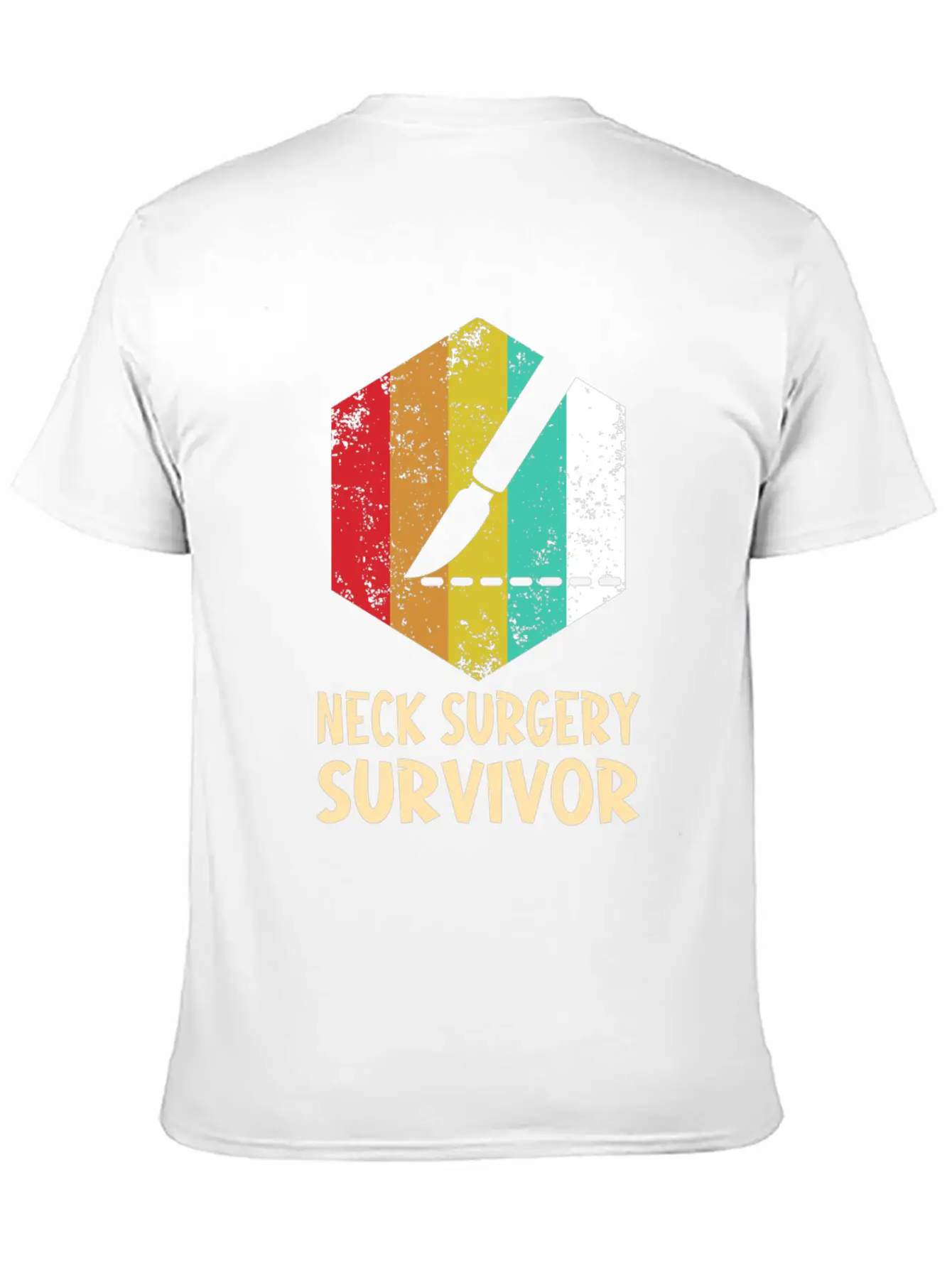 Neck Surgery Succeed Implant Survivor Recovery Basic Graphic T-Shirt ¨C Daily Comfort In Soft Cotton