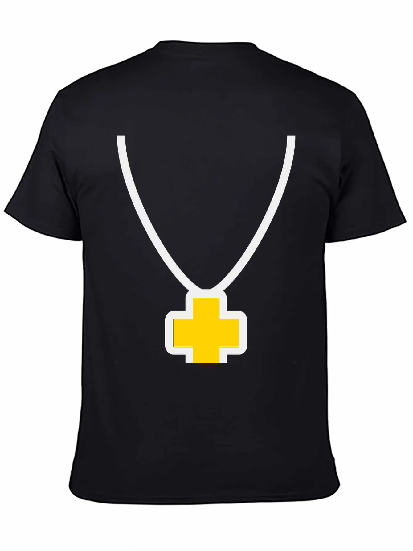 Necklace_cross_2c Essential Cotton Tee For Daily Outfits ¨C Unisex Style