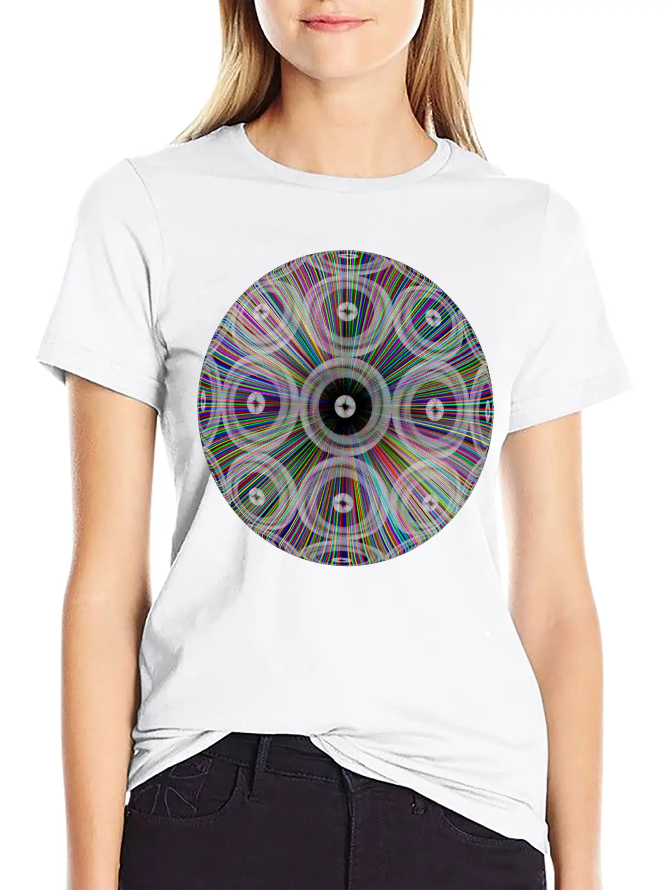 Neon Ray Ball Essential Cotton Tee For Daily Outfits ¨C Unisex Style