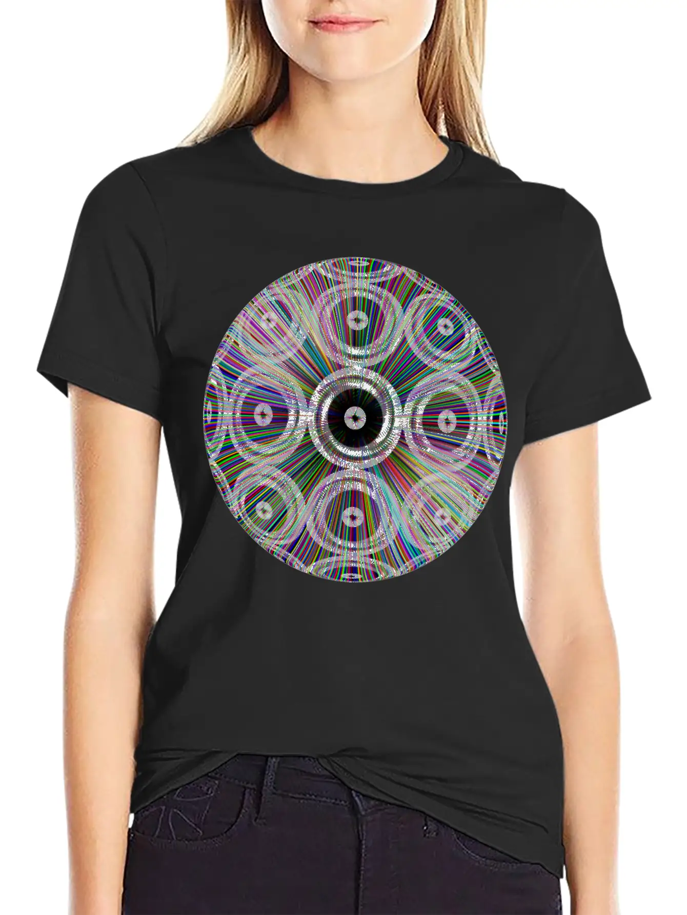 Neon Ray Ball Essential Cotton Tee For Daily Outfits ¨C Unisex Style