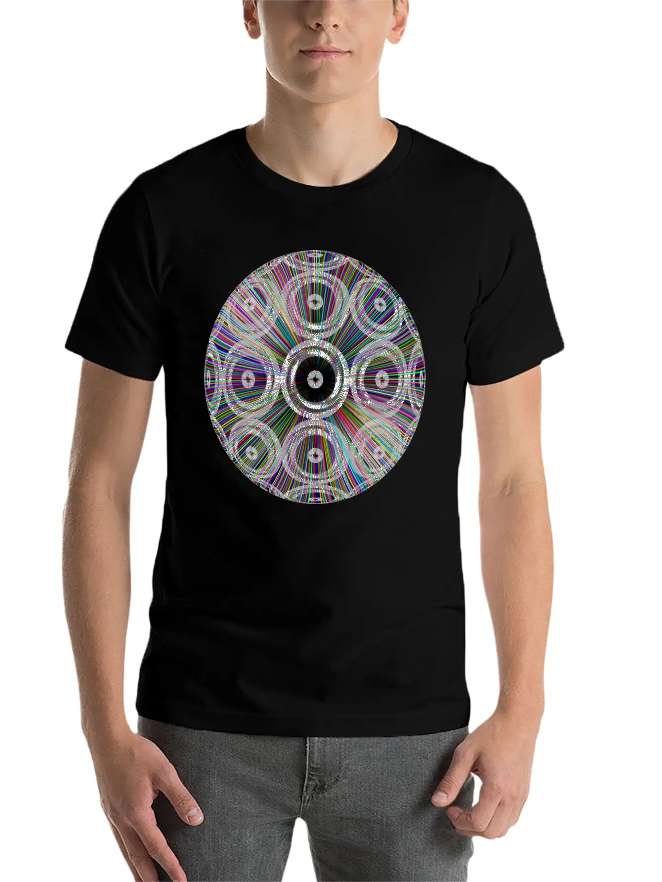 Neon Ray Ball Essential Cotton Tee For Daily Outfits ¨C Unisex Style