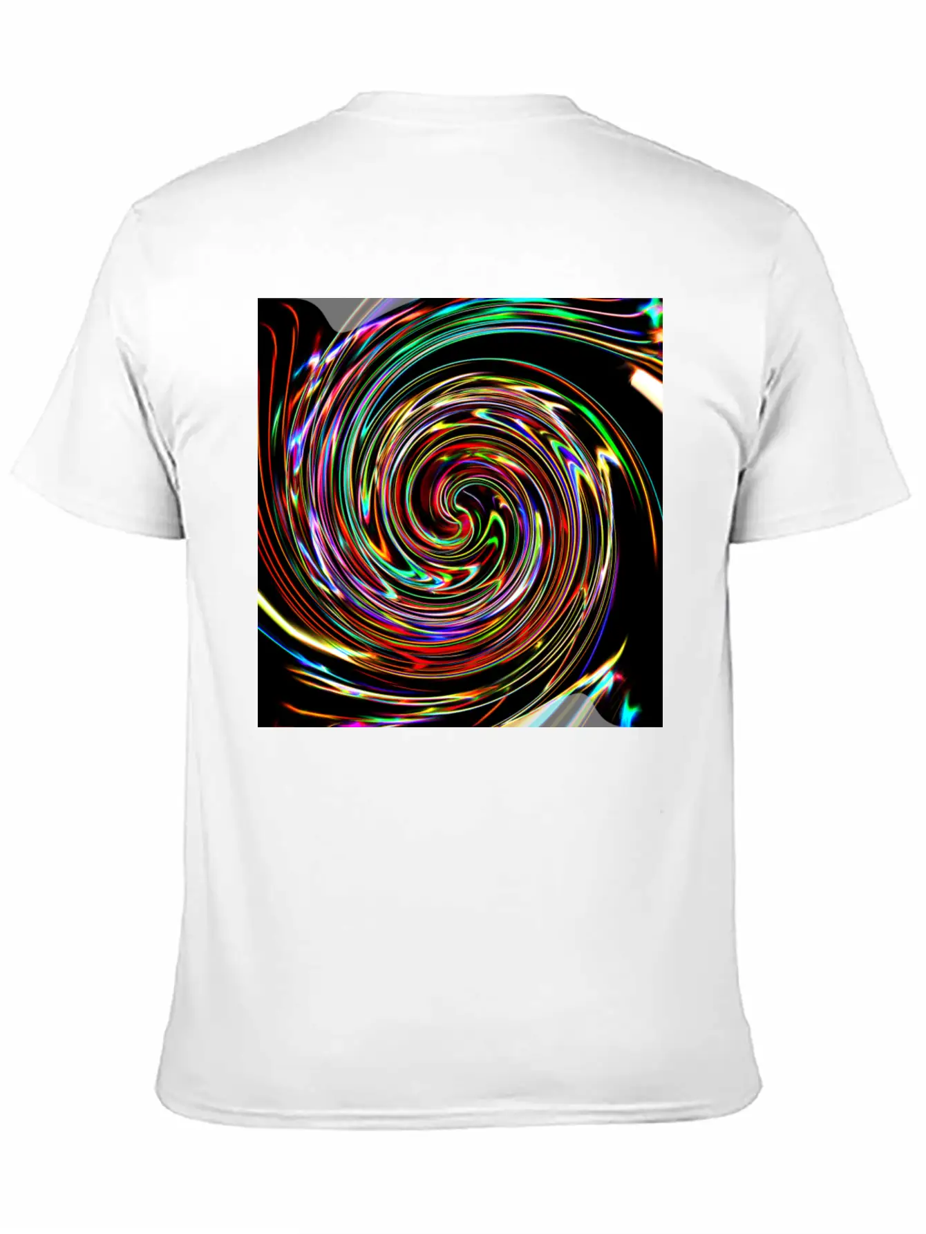 Neon Spirals, Neon Spiralen Basic Graphic T-Shirt ¨C Daily Comfort In Soft Cotton