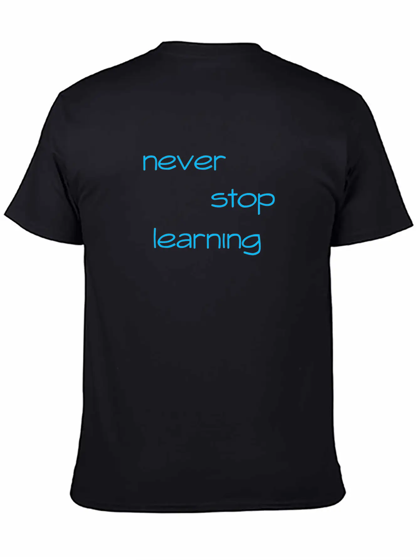 Never Stop Learning Essential Cotton Tee For Daily Outfits ¨C Unisex Style