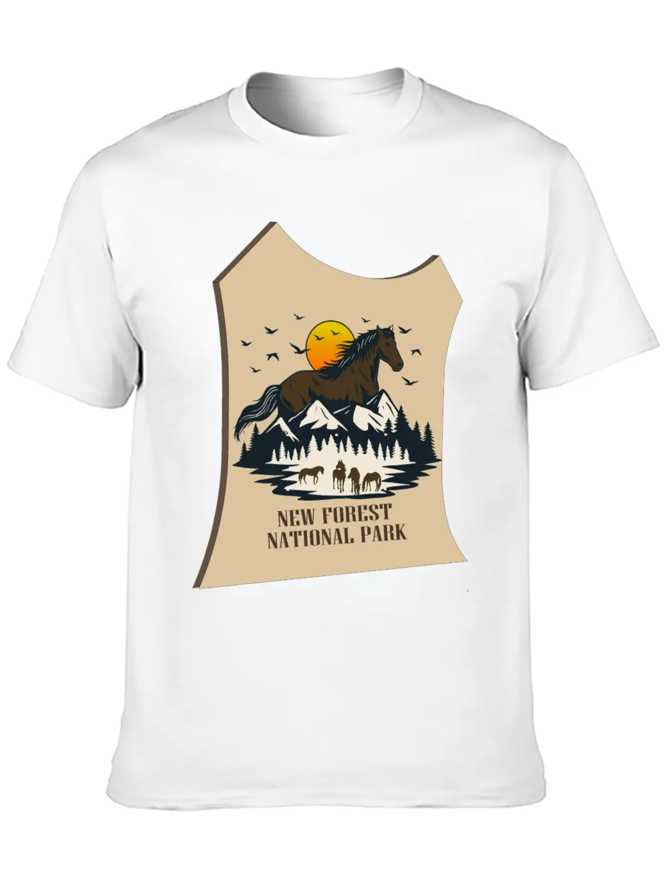 NEW Forest Park Basic Graphic T-Shirt ¨C Daily Comfort In Soft Cotton