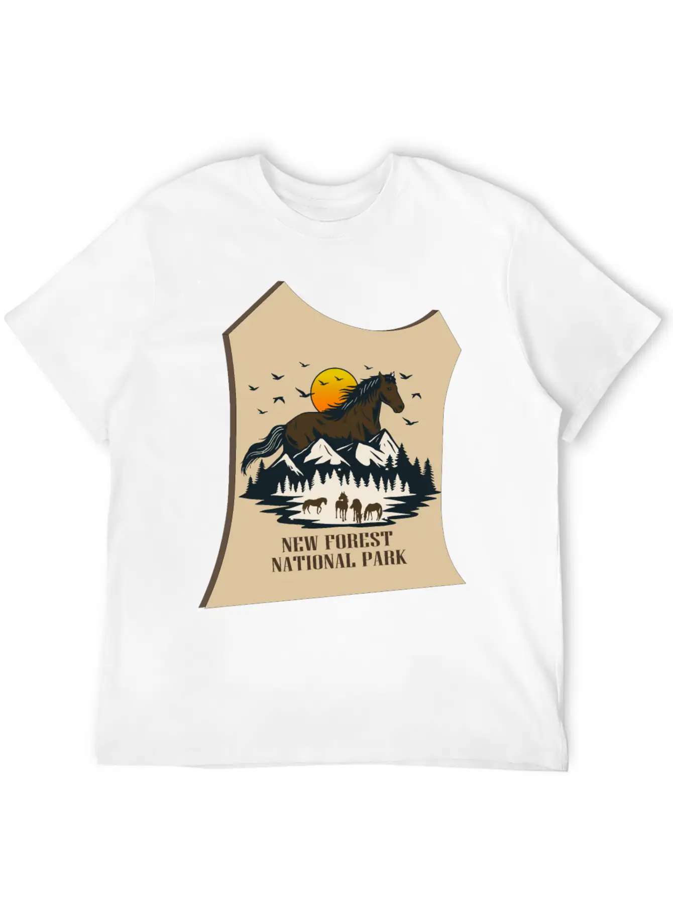 NEW Forest Park Basic Graphic T-Shirt ¨C Daily Comfort In Soft Cotton