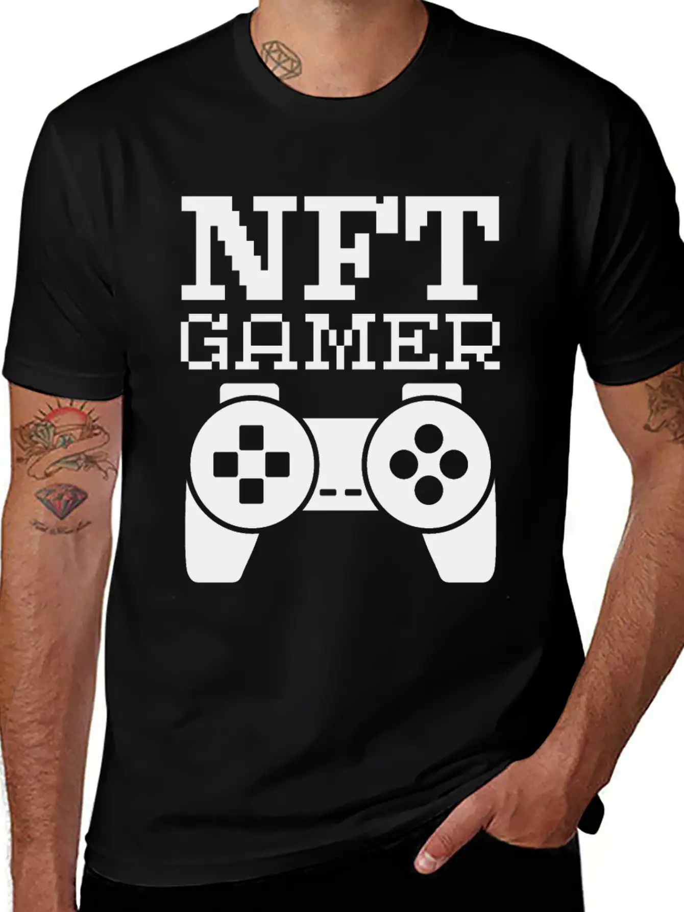 NFT Gamer Crypto Unisex Casual T-Shirt ¨C Clean Design For Daily Comfort