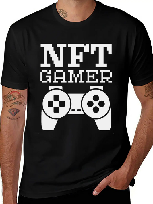 NFT Gamer Crypto Unisex Casual T-Shirt ¨C Clean Design For Daily Comfort