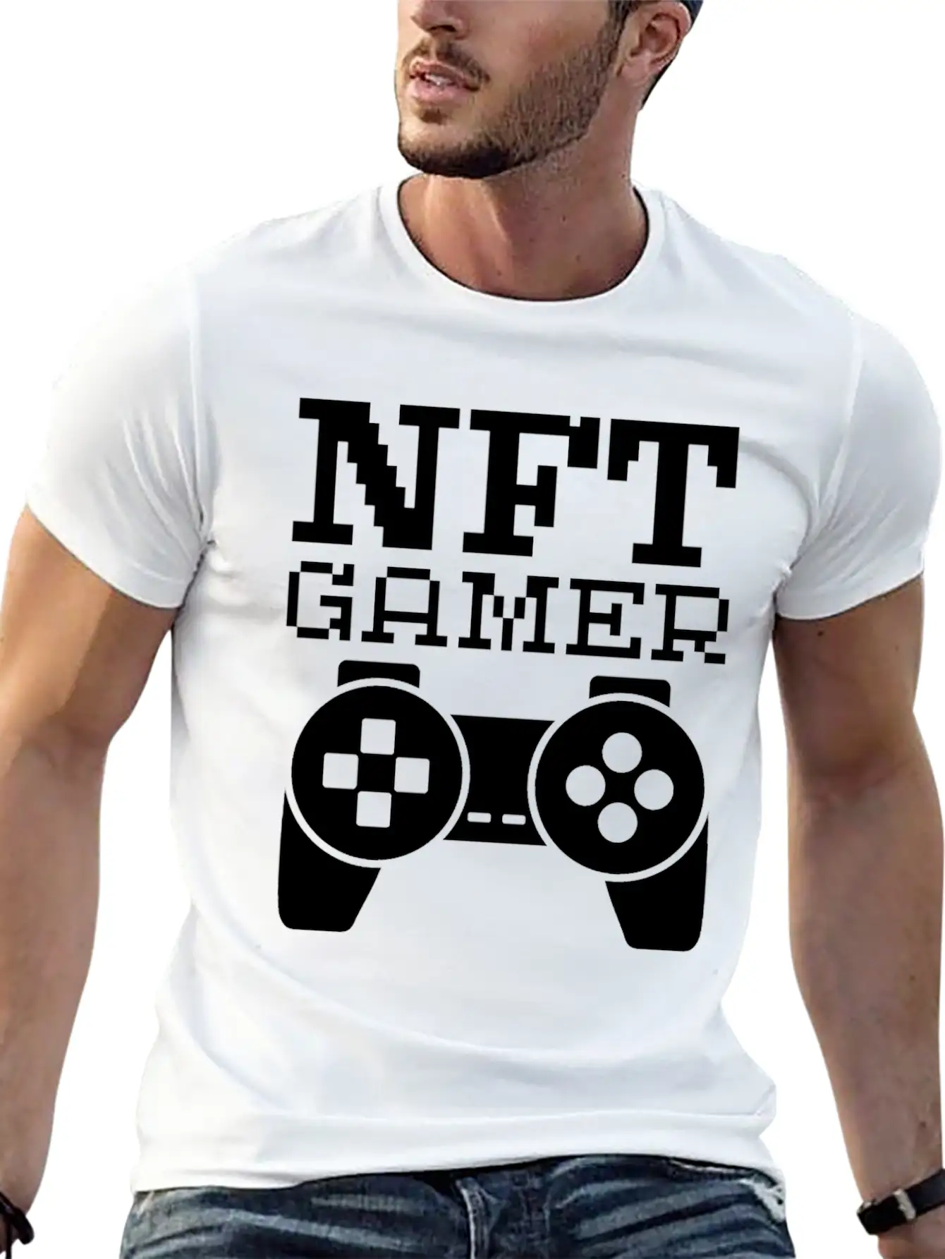 NFT Gamer Crypto Unisex Casual T-Shirt ¨C Clean Design For Daily Comfort