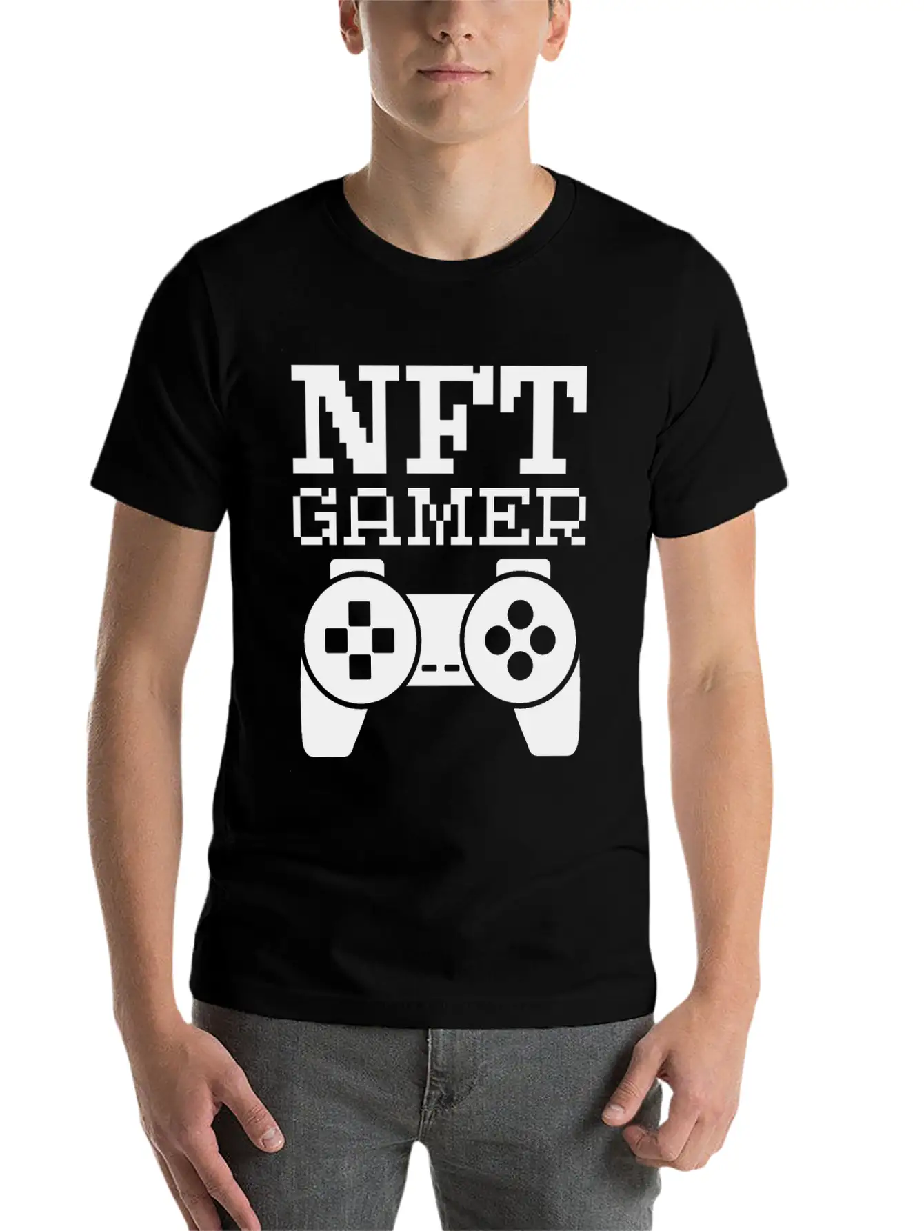 NFT Gamer Crypto Unisex Casual T-Shirt ¨C Clean Design For Daily Comfort